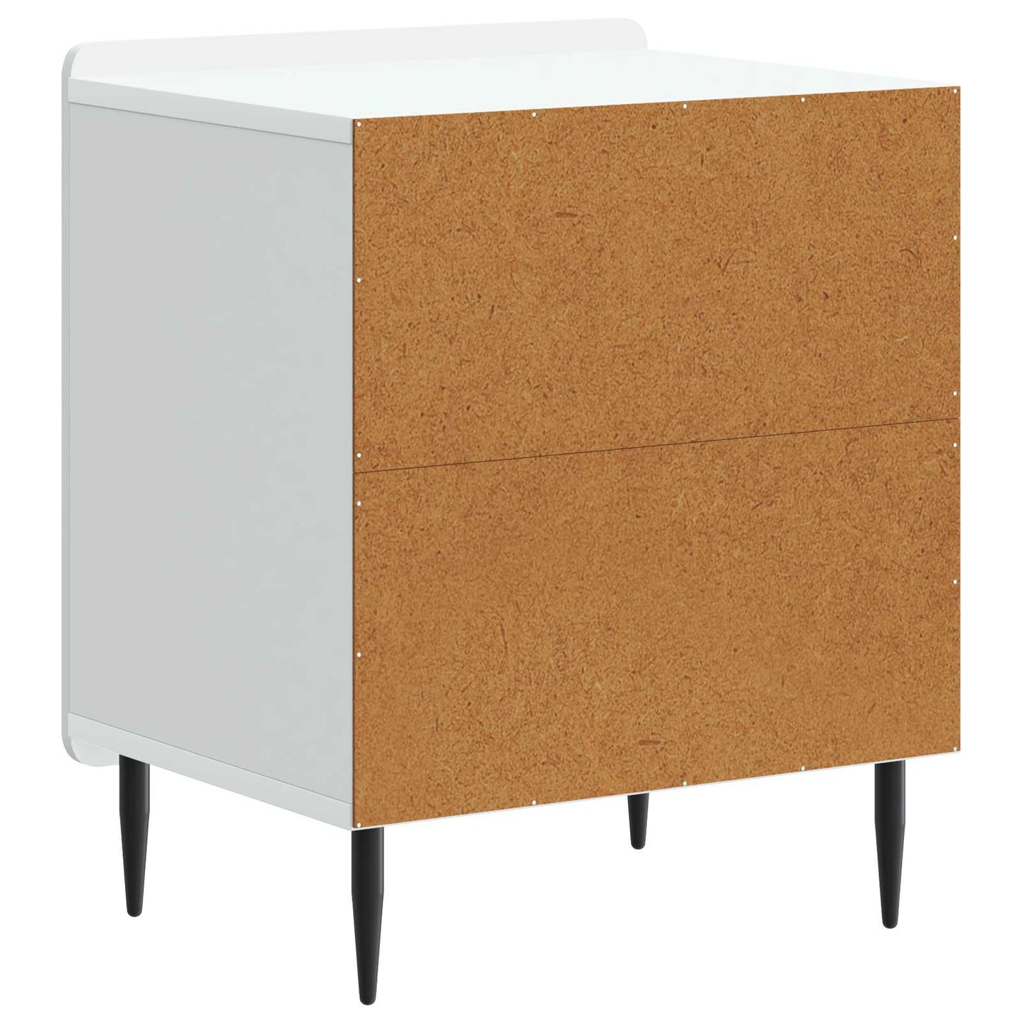 Nattbordskap 2 pcs Hvit 43 x 34,5 x 52 cm Konstruert tre