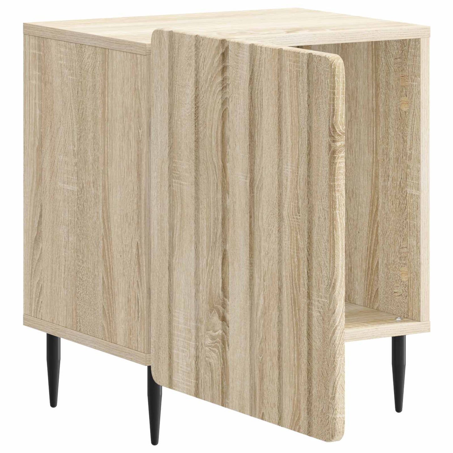 Nattbordskap 2 pcs Sonoma eik 43 x 34,5 x 52 cm Konstruert tre