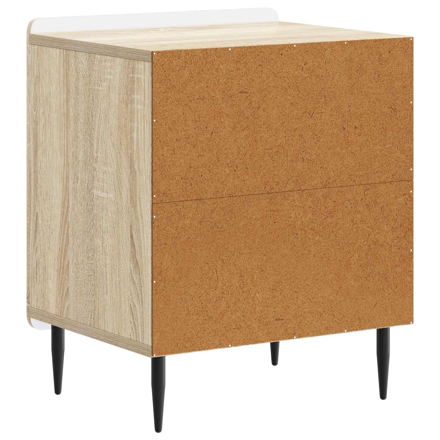 Nattbordskap 2 pcs Sonoma eik 43 x 34,5 x 52 cm Konstruert tre