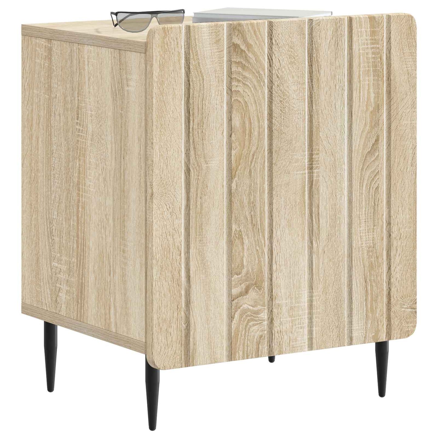 Nattbordskap 2 pcs Sonoma eik 43 x 34,5 x 52 cm Konstruert tre