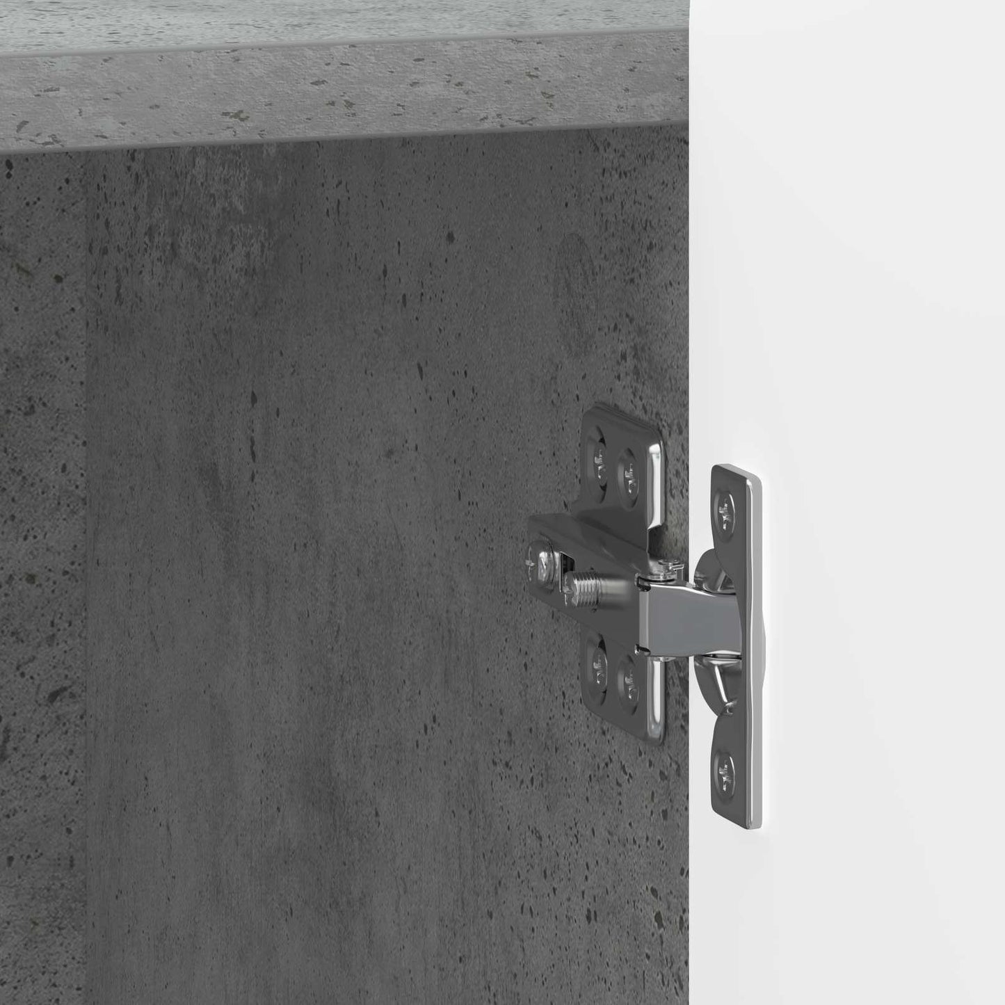 Nattbordskap Betonggrå 43 x 34,5 x 52 cm Konstruert tre