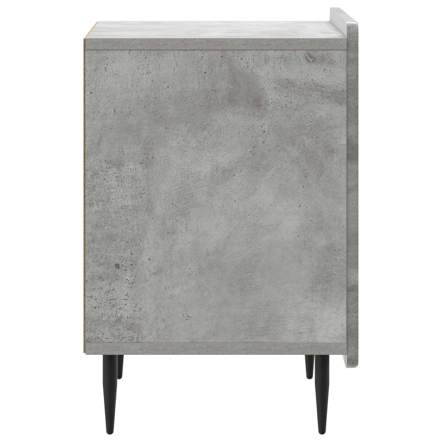 Nattbordskap 2 pcs Betonggrå 43 x 34,5 x 52 cm Konstruert tre
