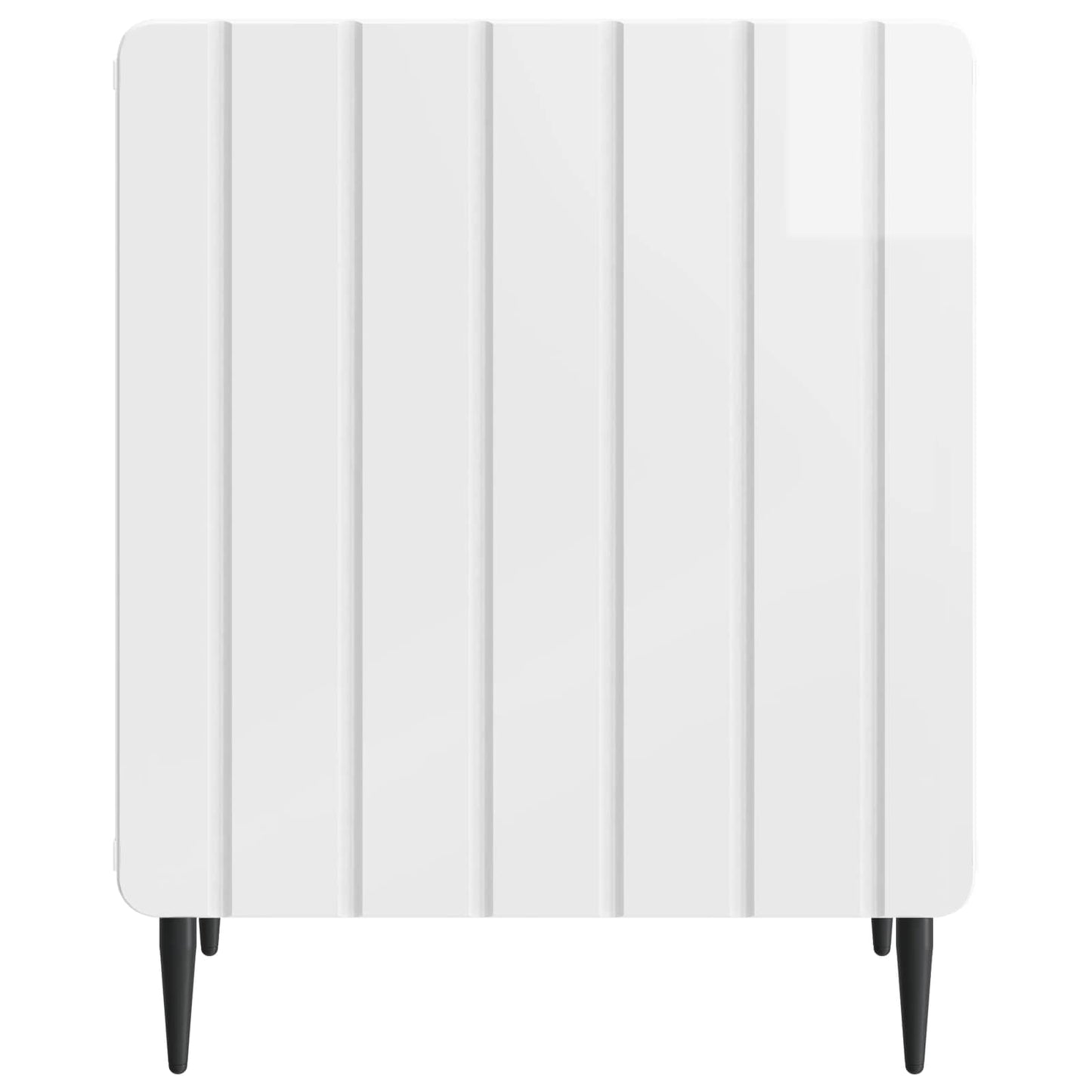 Nattbordskap Høgglans hvit 43 x 34,5 x 52 cm Konstruert tre