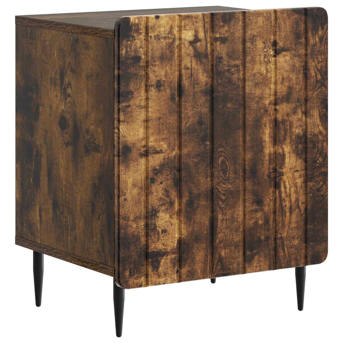 Nattbordskap Røkt Eik 43 x 34,5 x 52 cm Konstruert tre