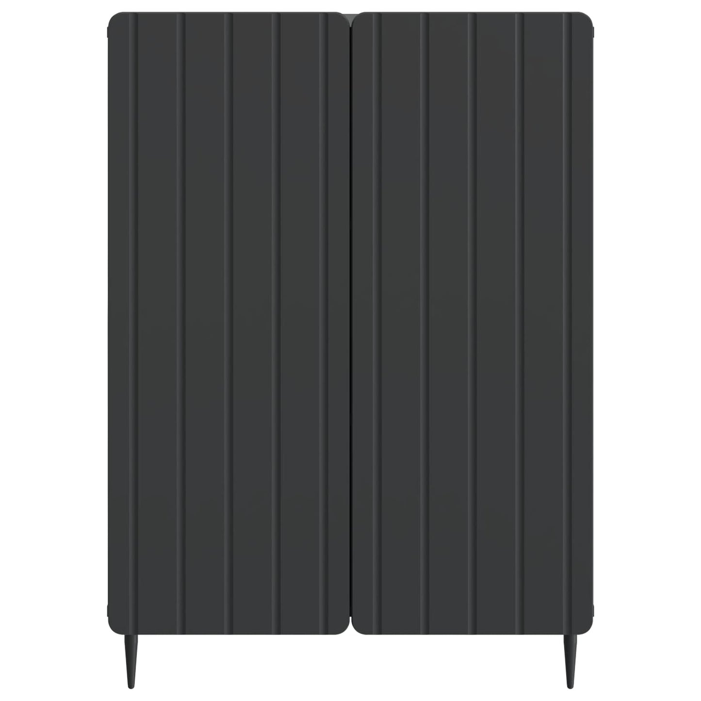 Serviesskap Svart 66 x 34,5 x 92 cm Konstruert tre