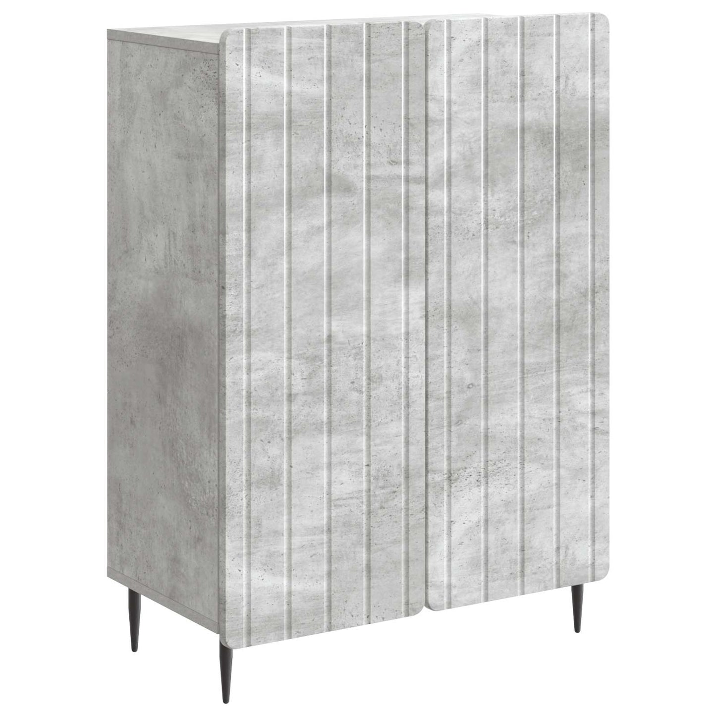 Serviesskap Betonggrå 66 x 34,5 x 92 cm Konstruert tre