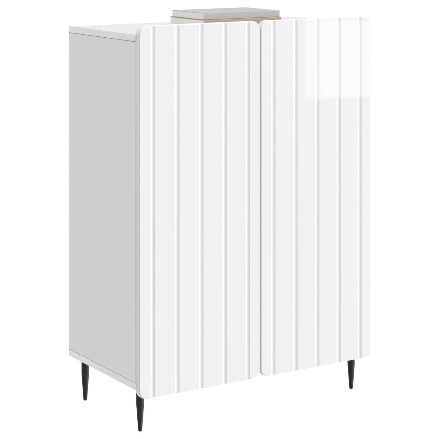 Serviesskap Høgglans hvit 66 x 34,5 x 92 cm Konstruert tre