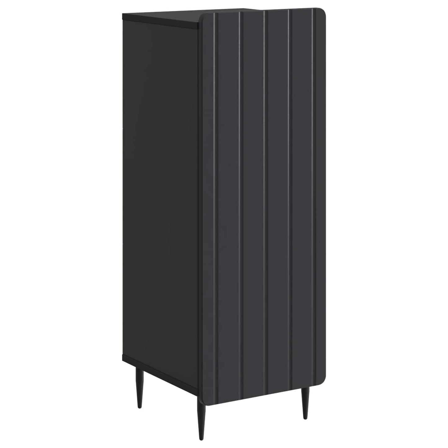 Serviesskap Svart 34,5 x 33 x 92 cm Konstruert tre