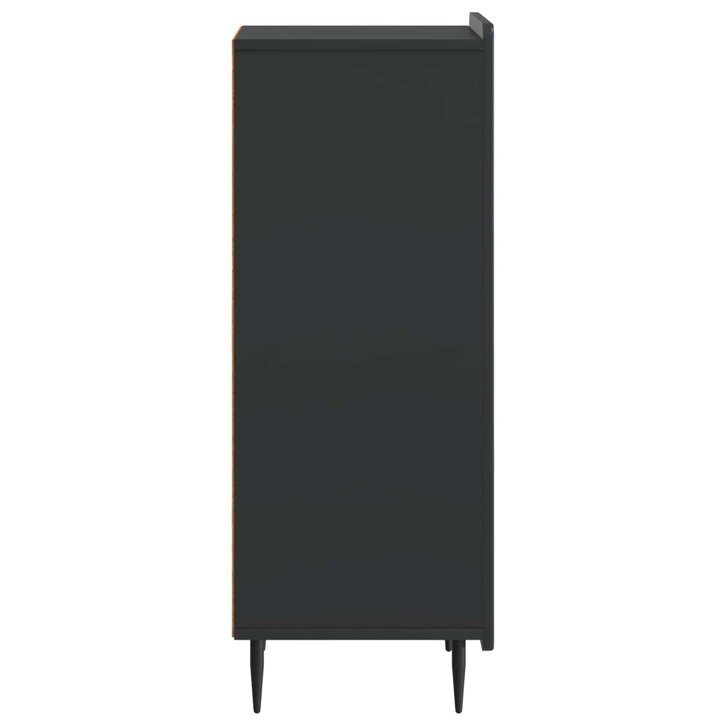 Serviesskap Svart 34,5 x 33 x 92 cm Konstruert tre