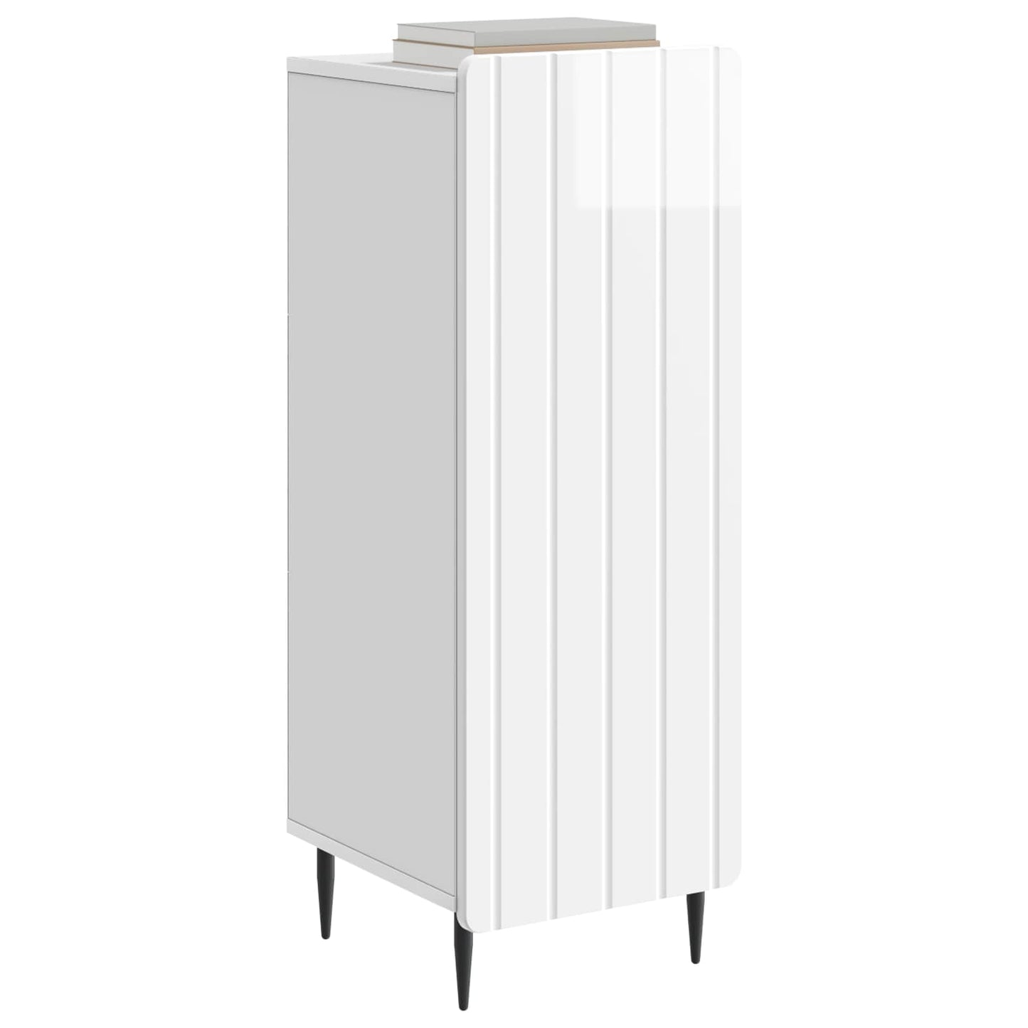 Serviesskap Høgglans hvit 34,5 x 33 x 92 cm Konstruert tre
