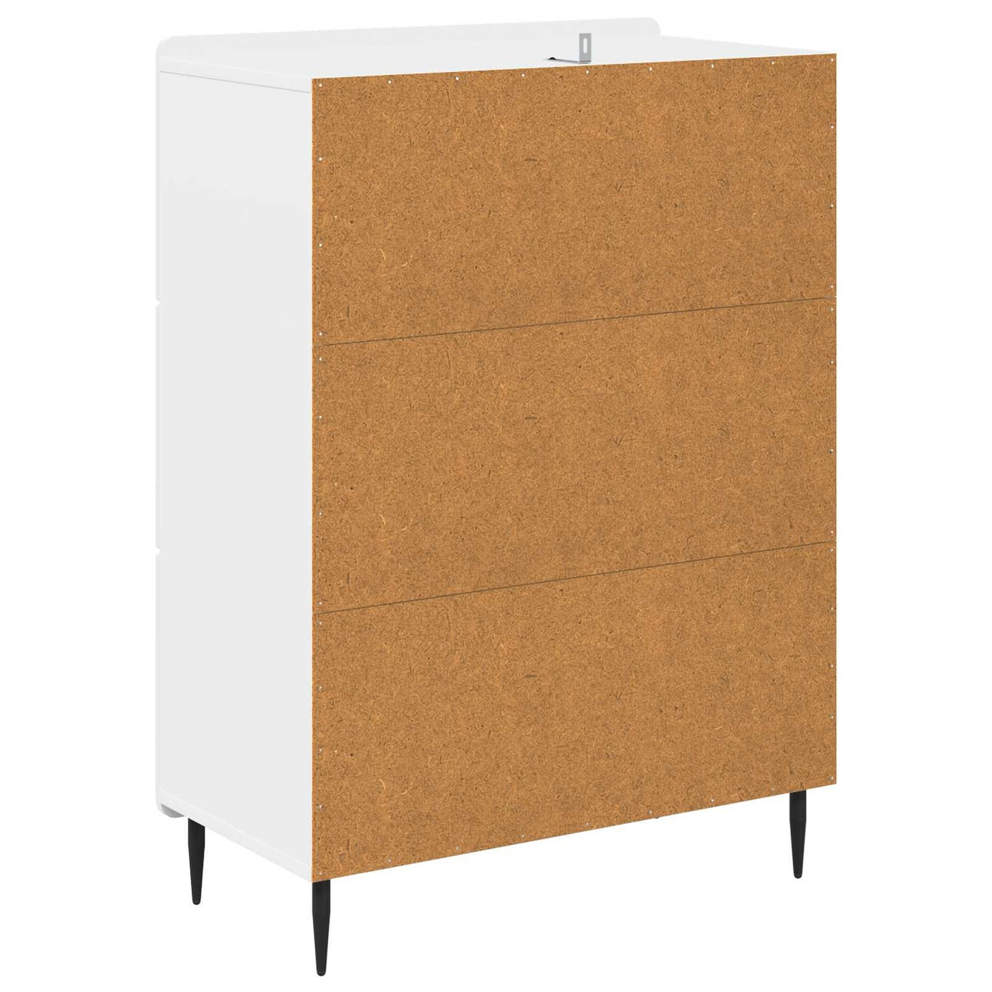 Skuffeskap Hvit 66 x 34,5 x 92 cm Konstruert tre
