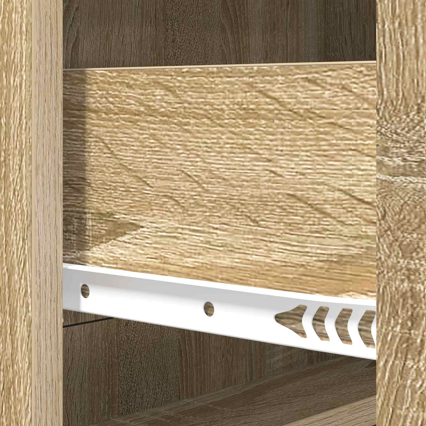 Skuffeskap Sonoma eik 66 x 34,5 x 92 cm Konstruert tre