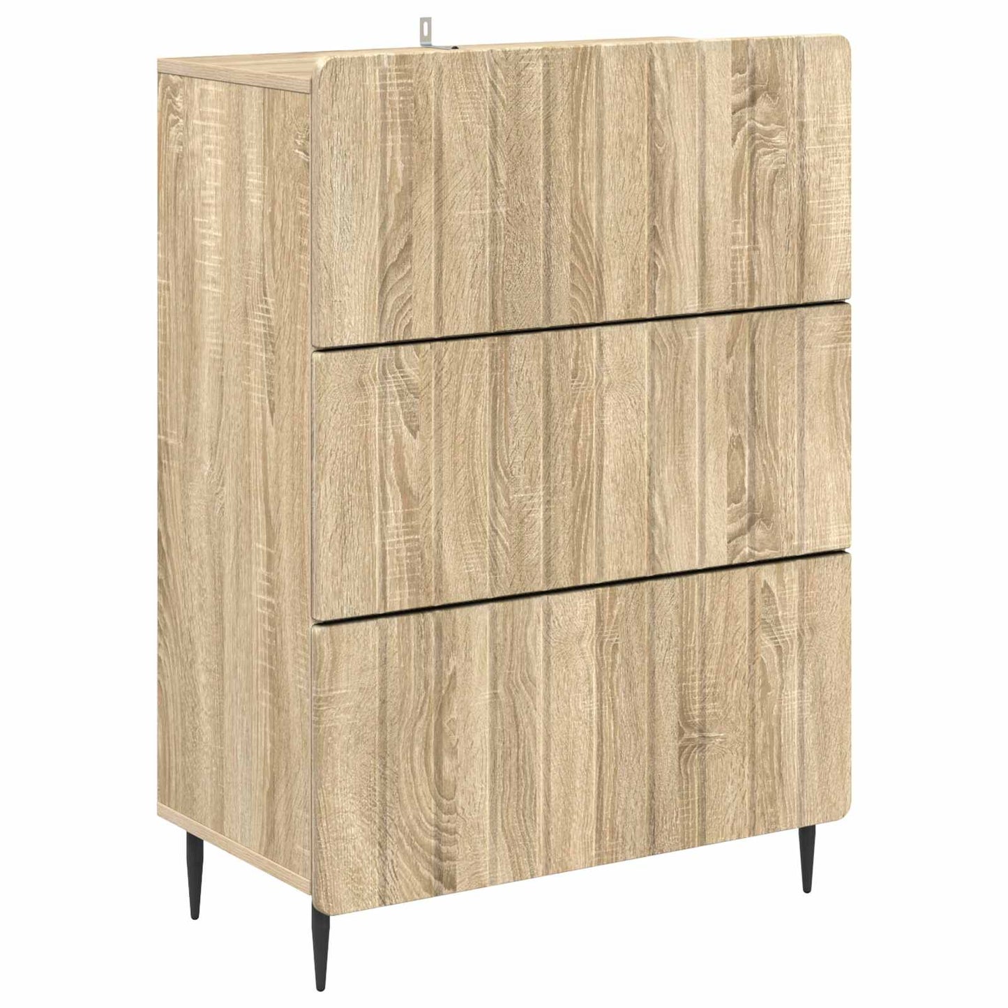 Skuffeskap Sonoma eik 66 x 34,5 x 92 cm Konstruert tre