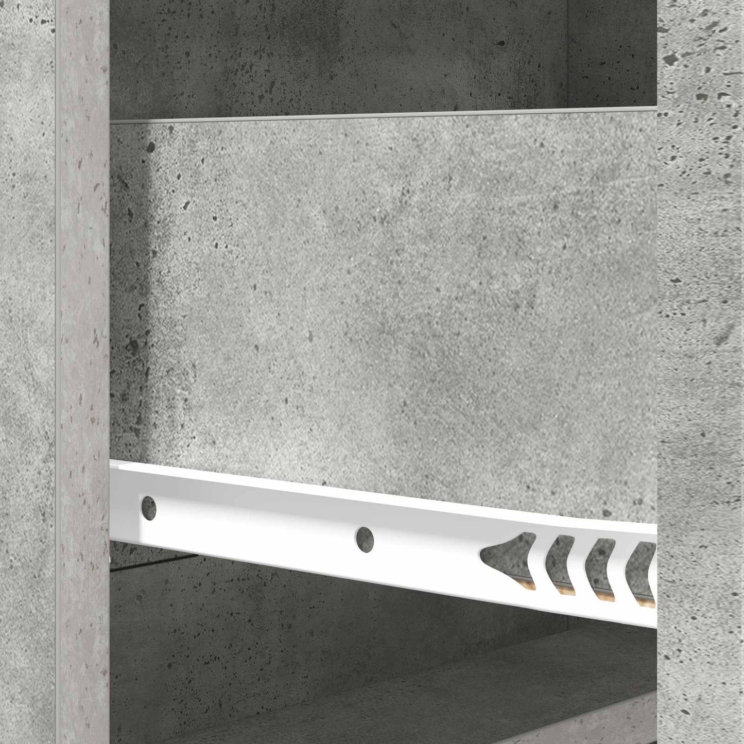 Skuffeskap Betonggrå 66 x 34,5 x 92 cm Konstruert tre