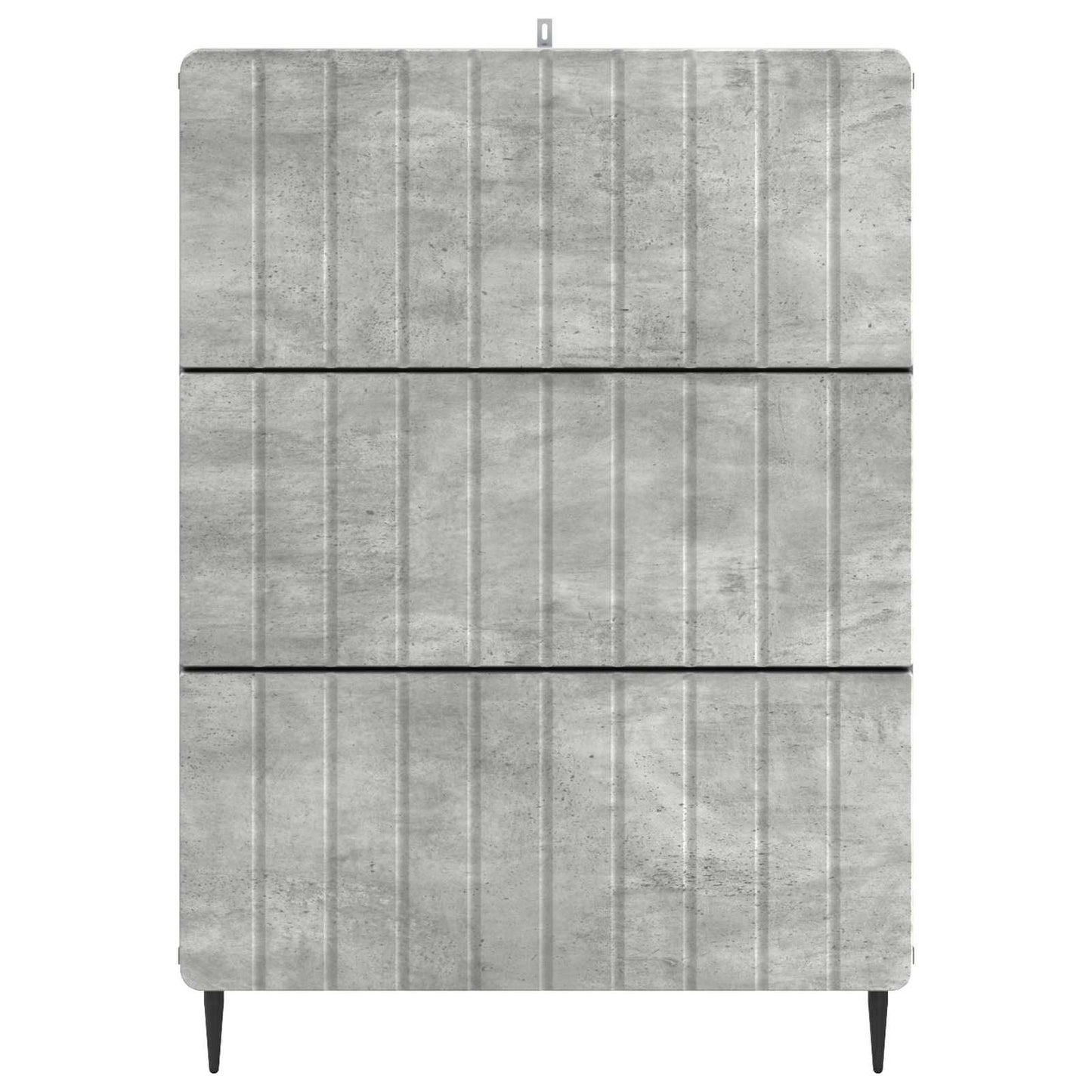 Skuffeskap Betonggrå 66 x 34,5 x 92 cm Konstruert tre