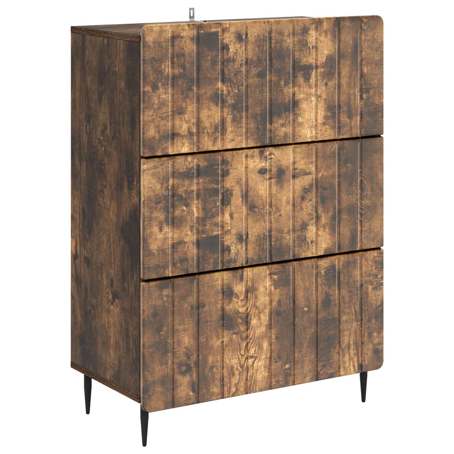 Skuffeskap Røkt Eik 66 x 34,5 x 92 cm Konstruert tre