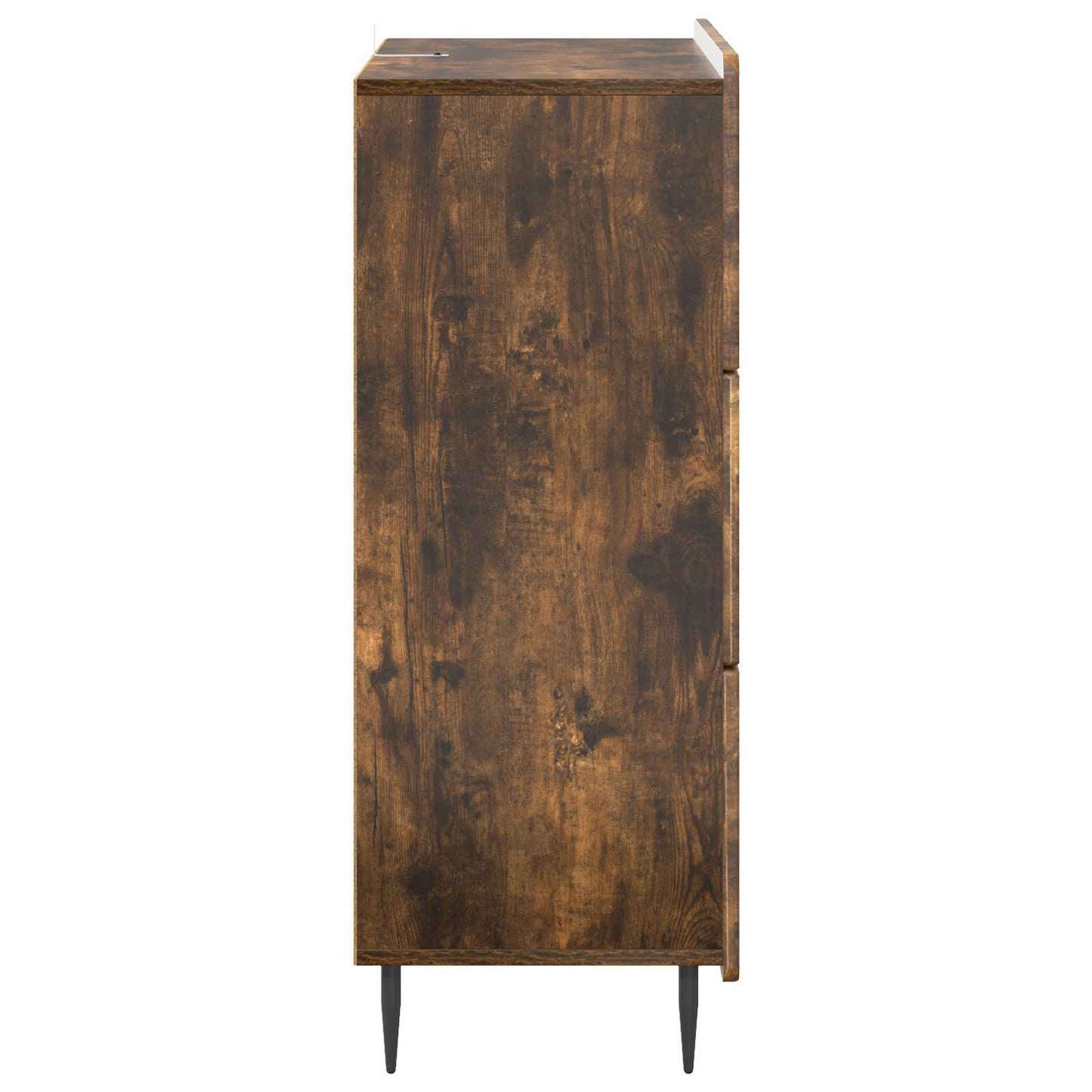 Skuffeskap Røkt Eik 66 x 34,5 x 92 cm Konstruert tre