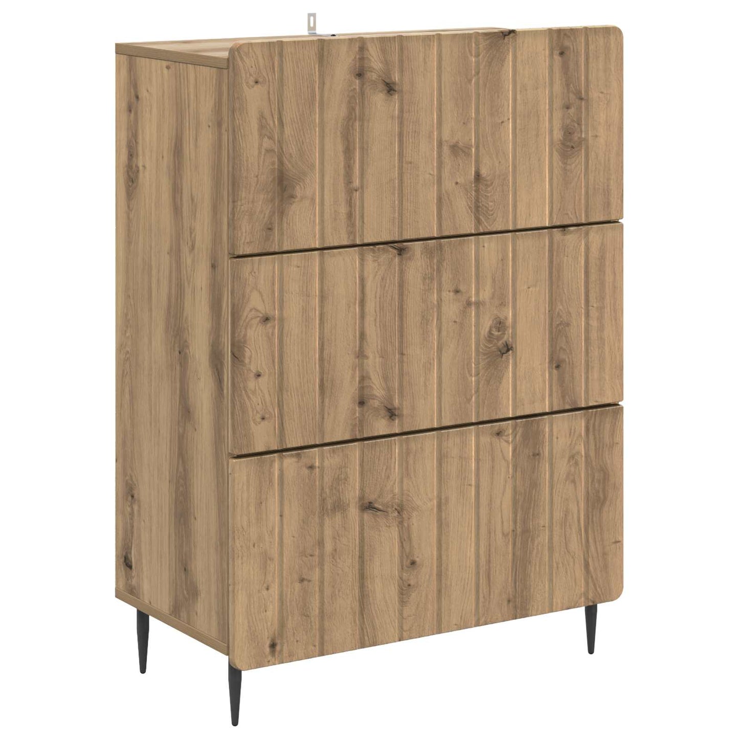 Skuffeskap Artisan eik 66 x 34,5 x 92 cm Konstruert tre