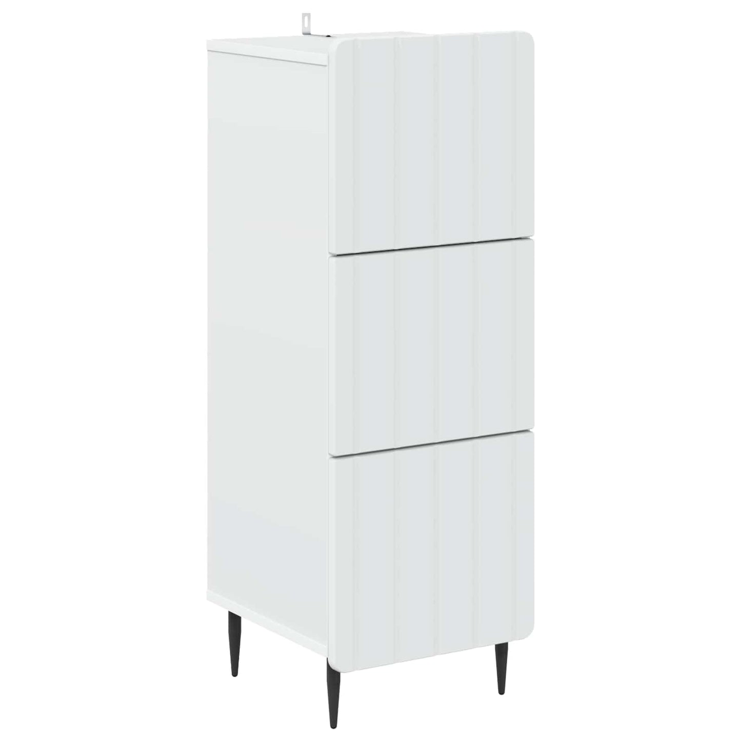 Skuffeskap Hvit 33 x 34,5 x 92 cm Konstruert tre