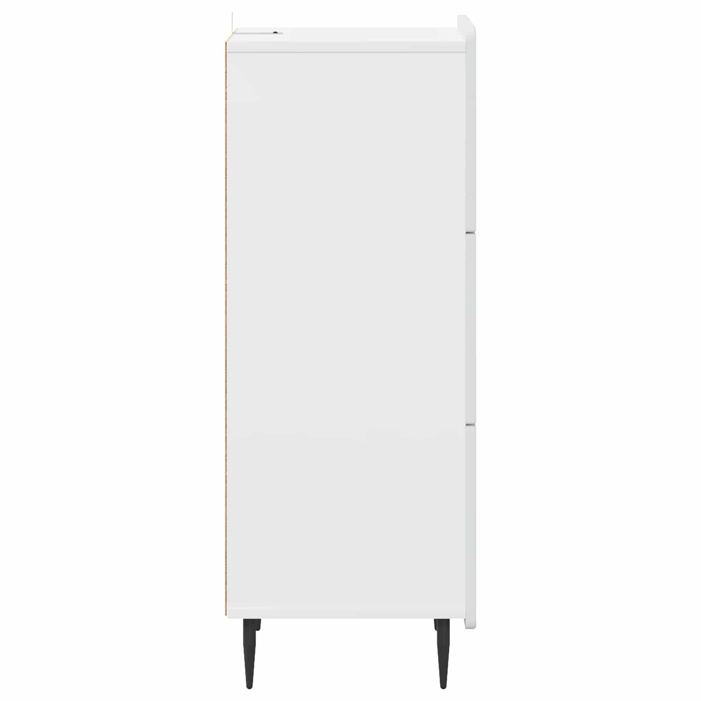 Skuffeskap Hvit 33 x 34,5 x 92 cm Konstruert tre