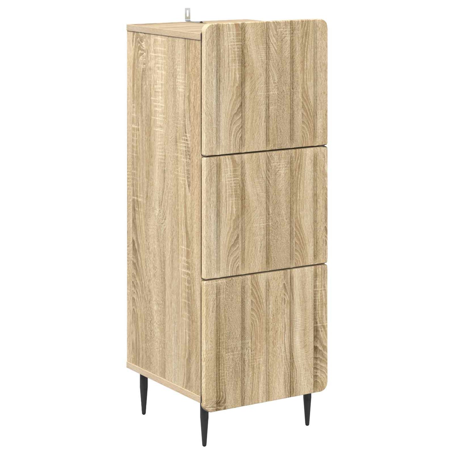 Skuffeskap Sonoma eik 33 x 34,5 x 92 cm Konstruert tre