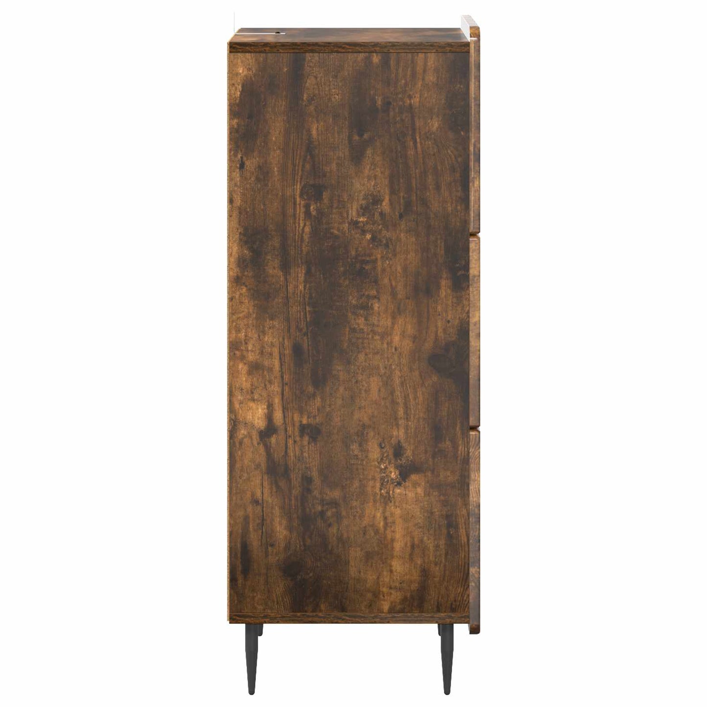 Skuffeskap Røkt Eik 33 x 34,5 x 92 cm Konstruert tre