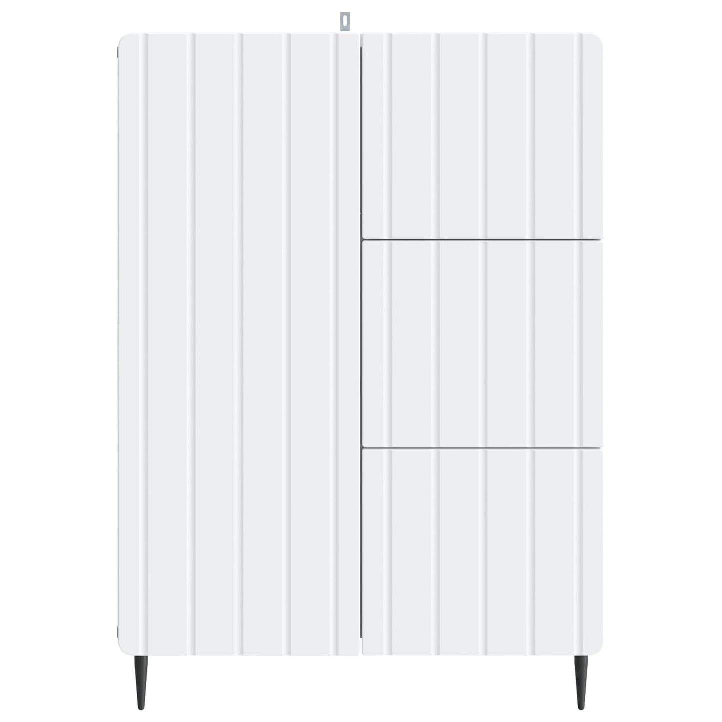 Serviesskap med skuff Hvit 66 x 34,5 x 91,5 cm Konstruert tre