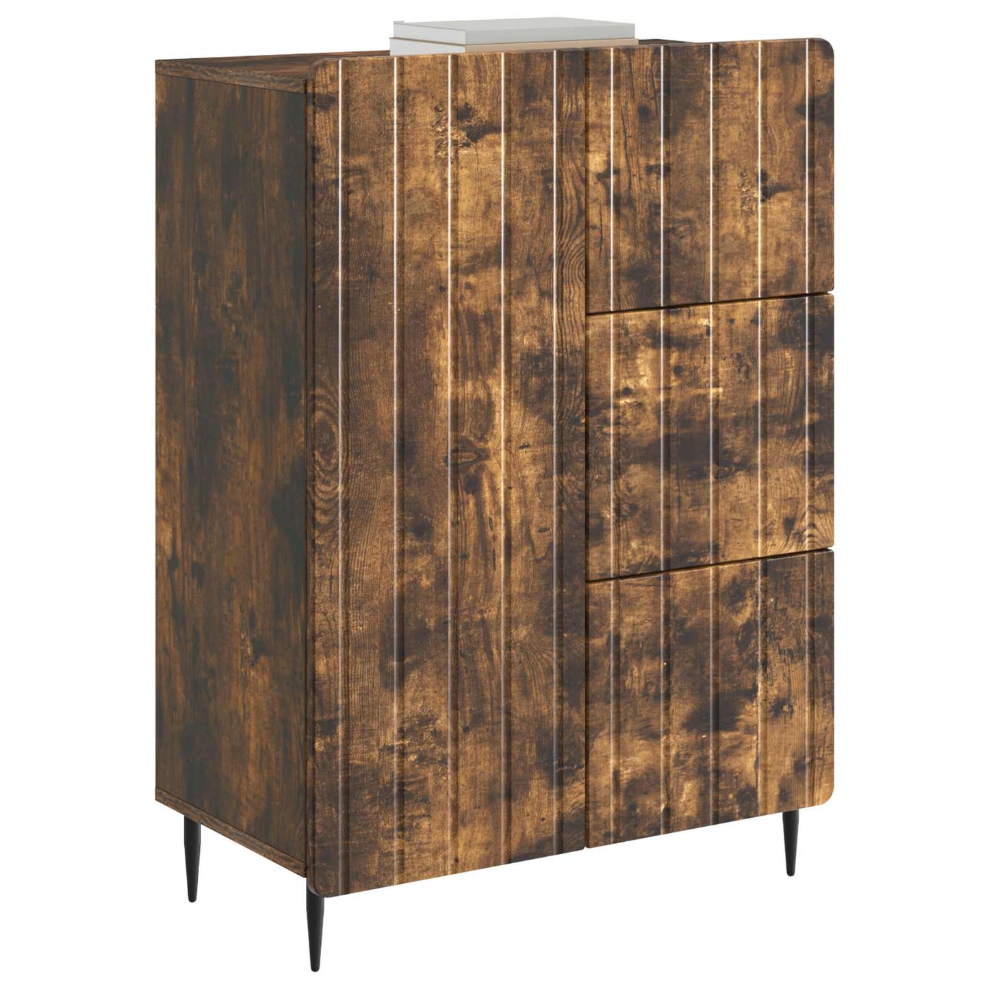 Serviesskap Røkt Eik 66 x 34,5 x 91,5 cm Konstruert tre