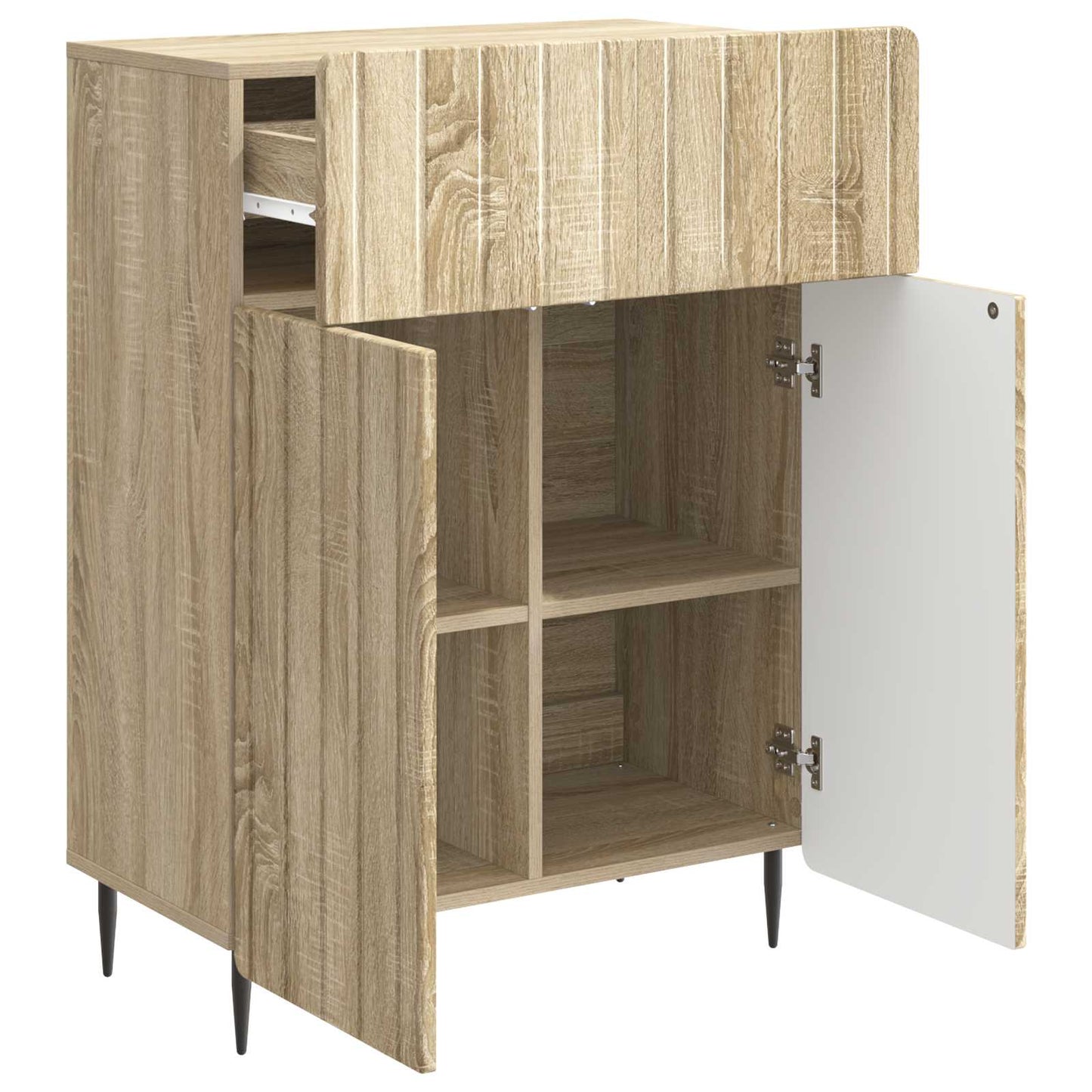 Serviesskap Sonoma eik 66 x 34,5 x 92 cm Konstruert tre