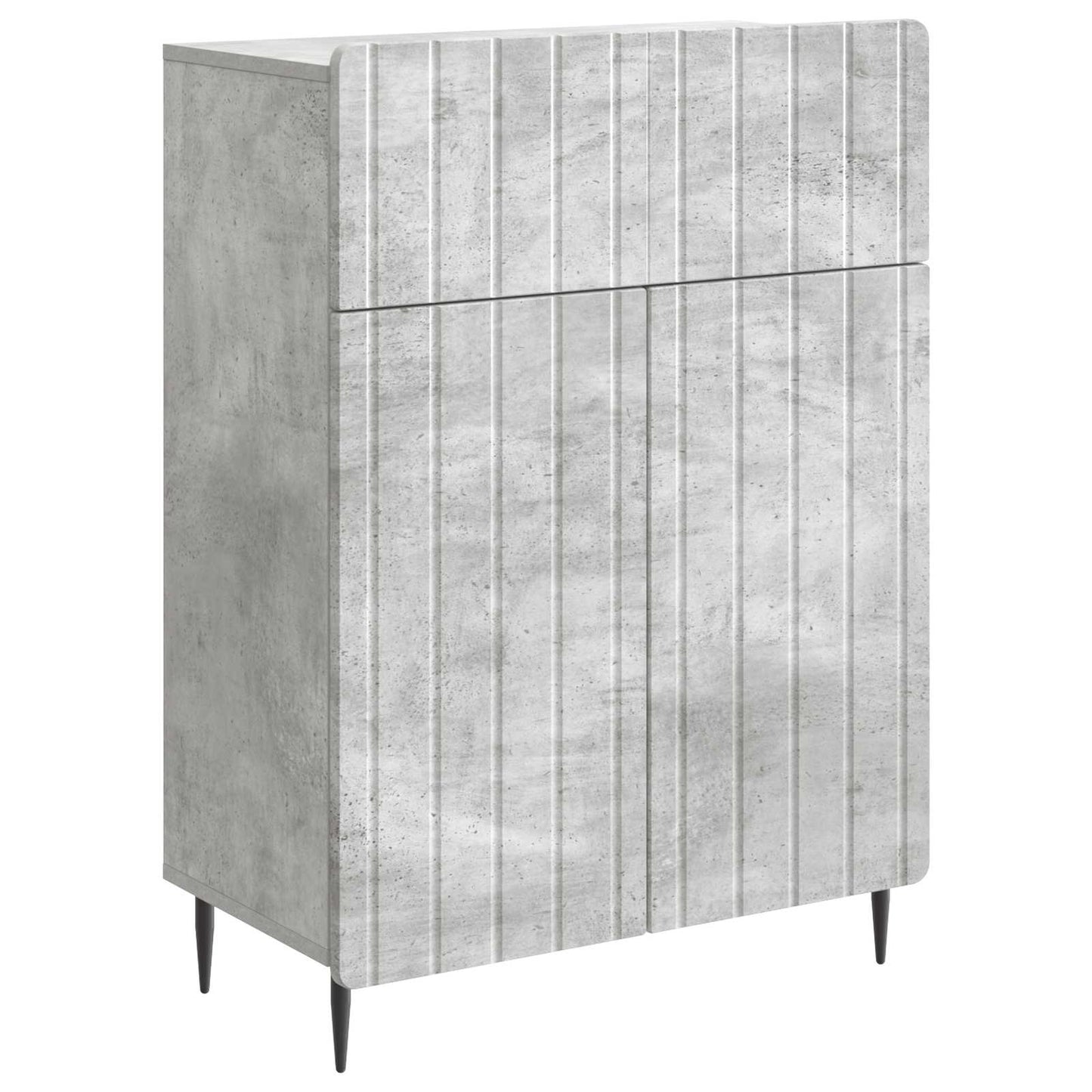 Serviesskap Betonggrå 66 x 34,5 x 92 cm Konstruert tre