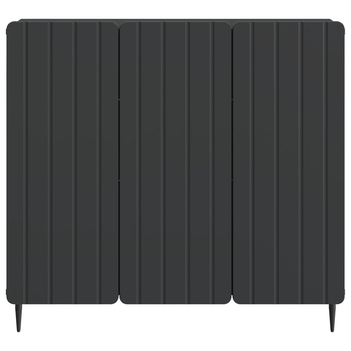 Serviesskap Svart 89 x 34,5 x 82 cm Konstruert tre