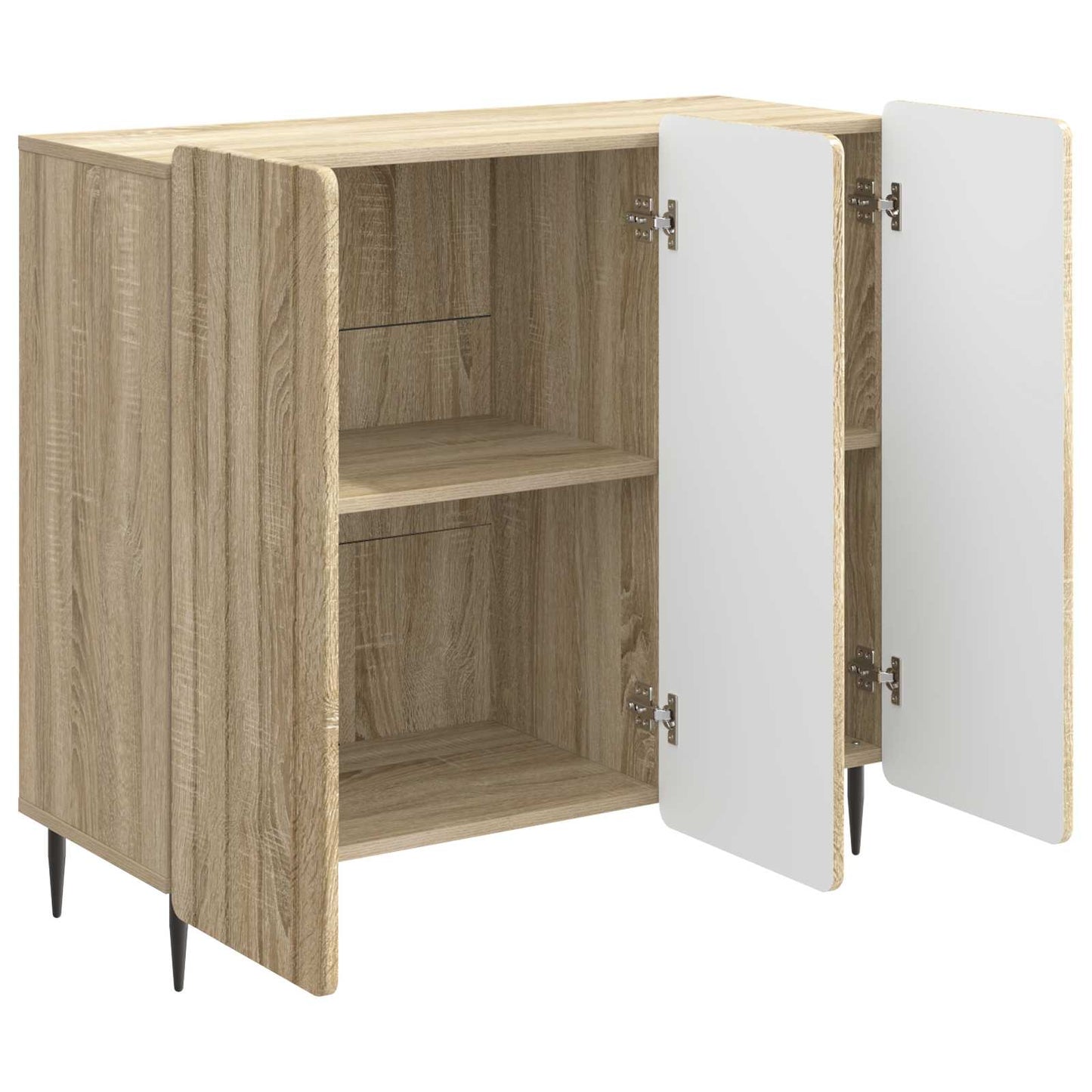 Serviesskap Sonoma eik 89 x 34,5 x 82 cm Konstruert tre