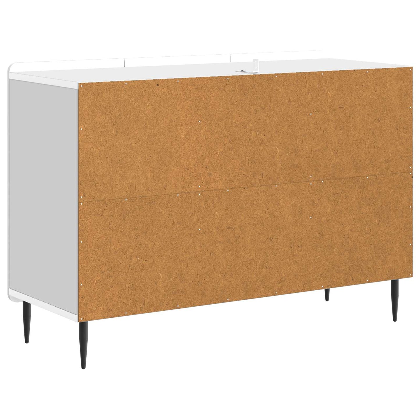 Serviesskap med skuff Hvit 89 x 34,5 x 62 cm Konstruert tre