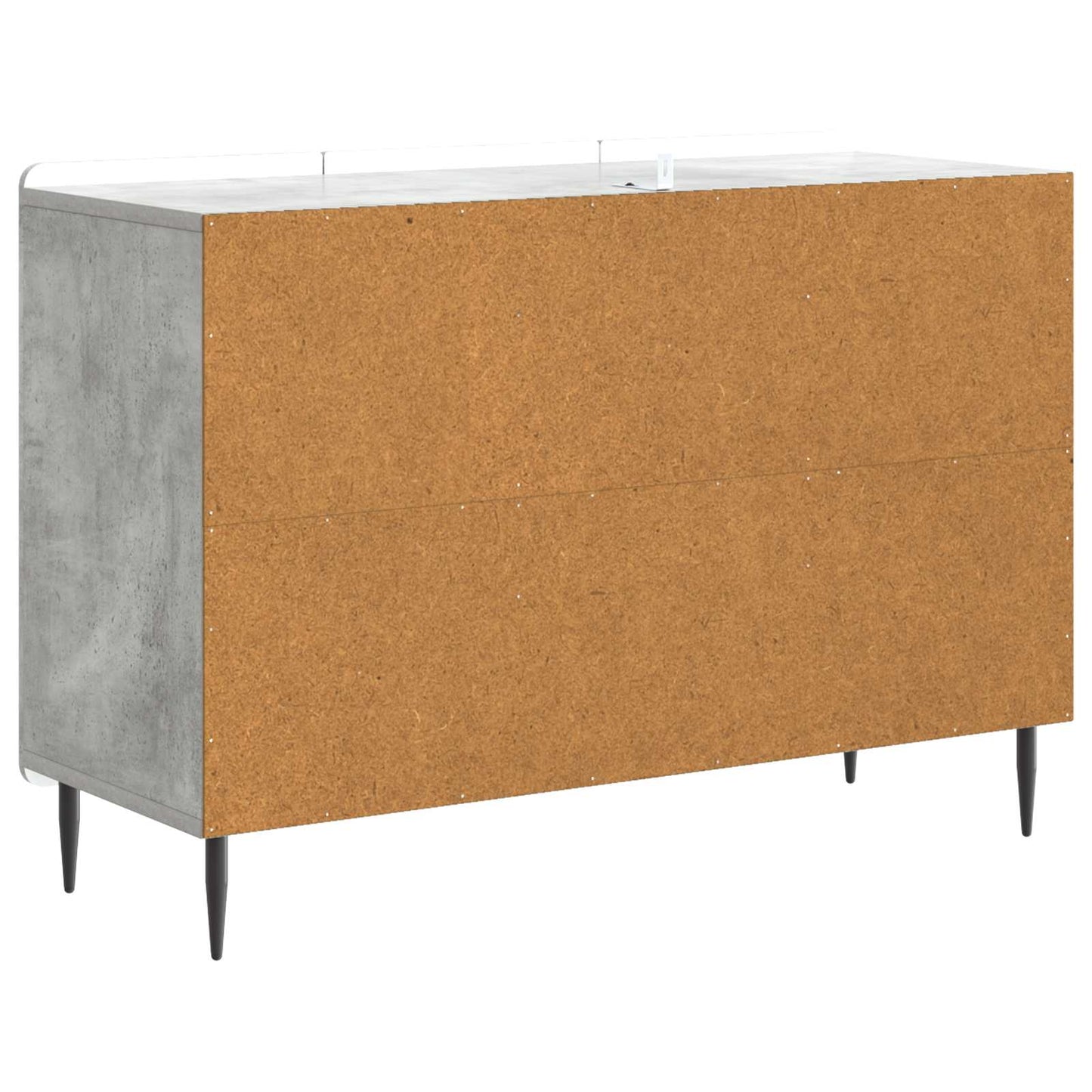 Serviesskap Betonggrå 89 x 34,5 x 62 cm Konstruert tre