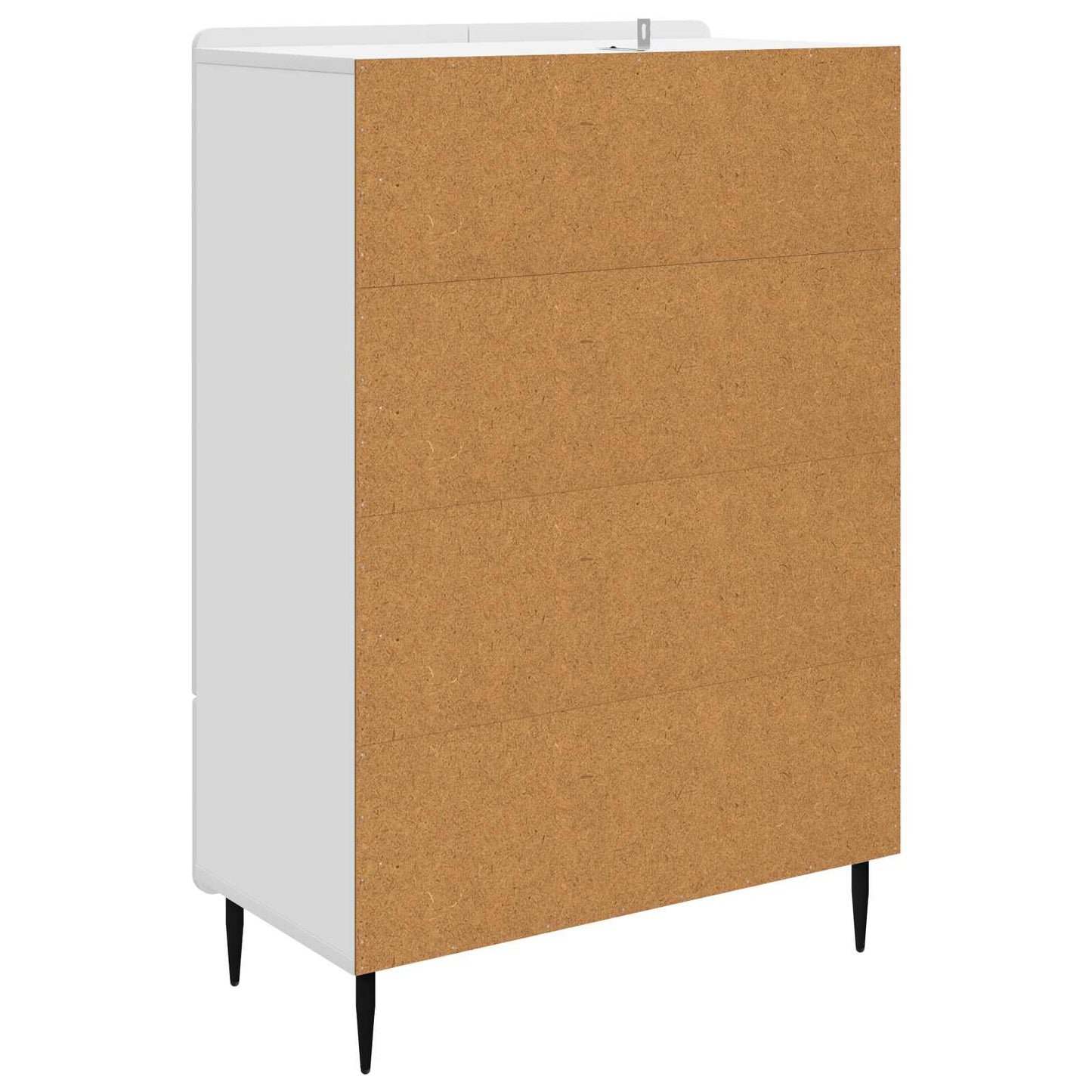 Serviesskap med skuff Hvit 66 x 34,5 x 97 cm Konstruert tre
