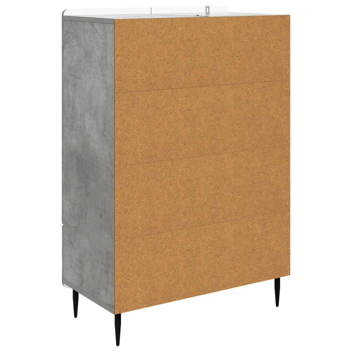 Serviesskap Betonggrå 66 x 34,5 x 97 cm Konstruert tre