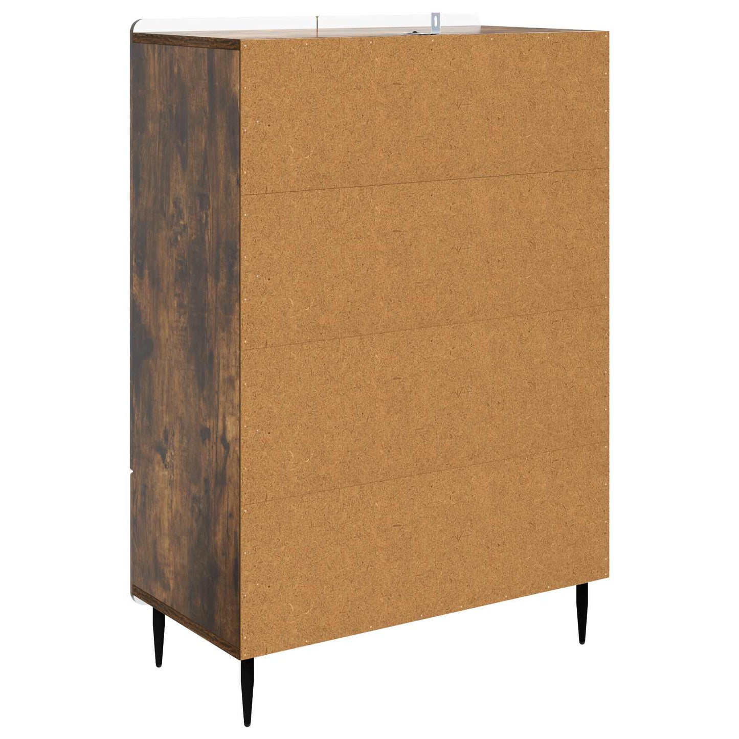 Serviesskap med skuff Røkt Eik 66 x 34,5 x 97 cm Konstruert tre