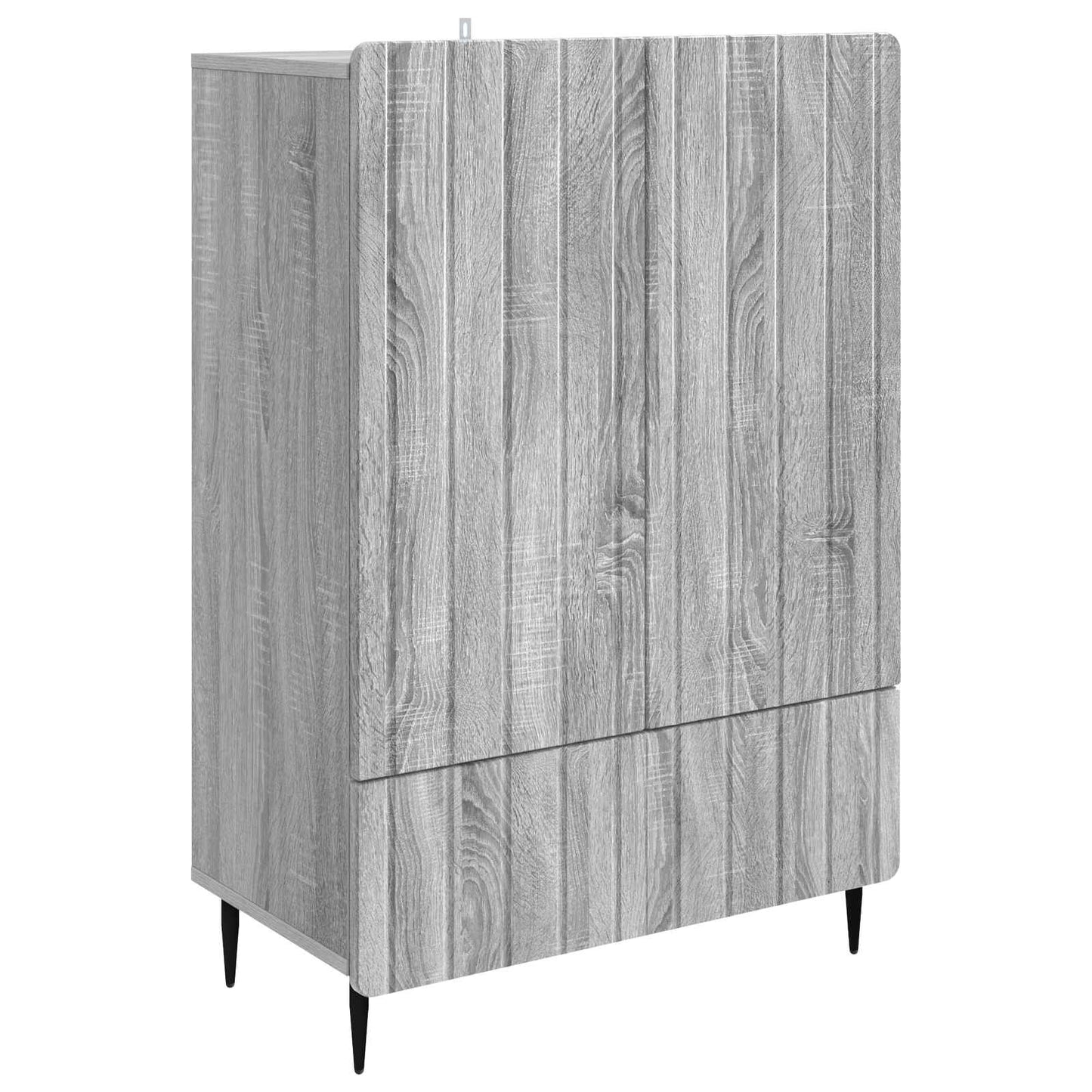 Serviesskap Grå sonoma 66 x 34,5 x 97 cm Konstruert tre