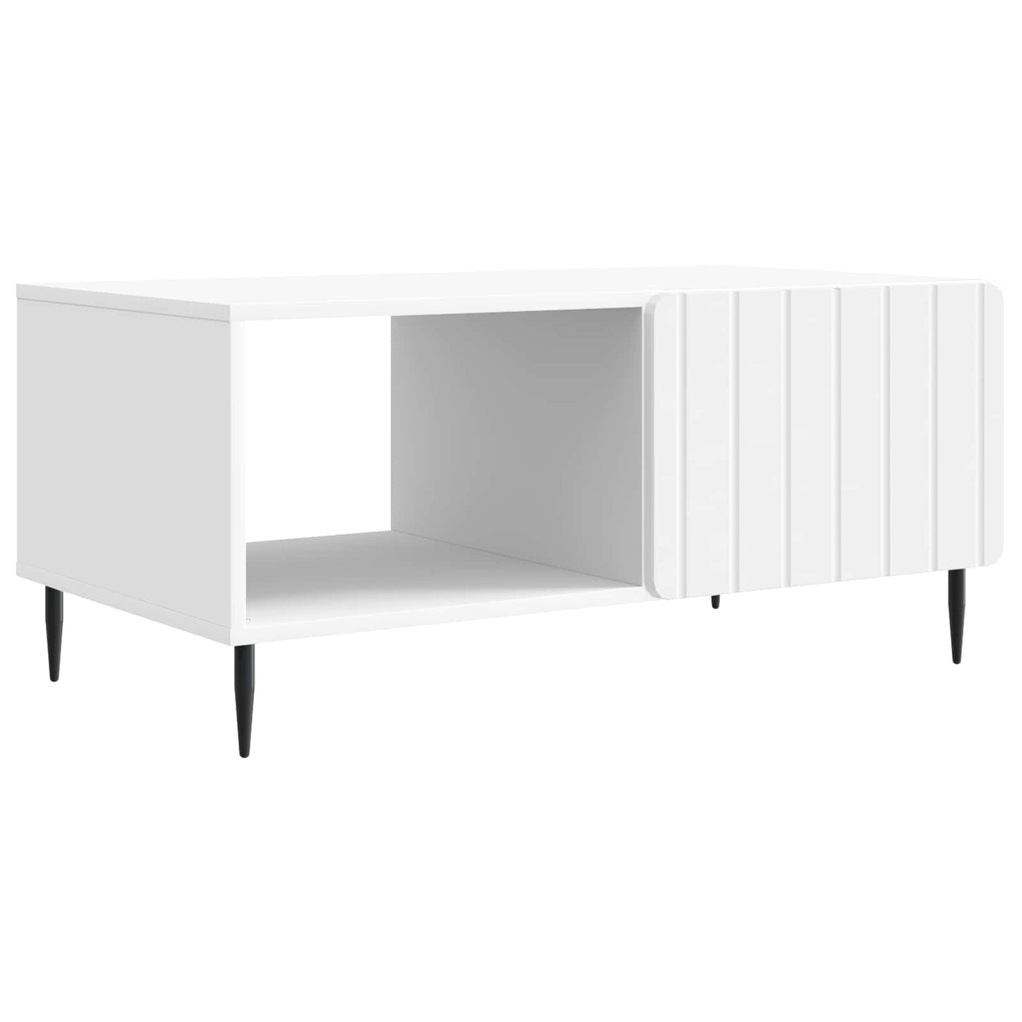 Kaffebord Hvit 90 x 50 x 40 cm Konstruert tre