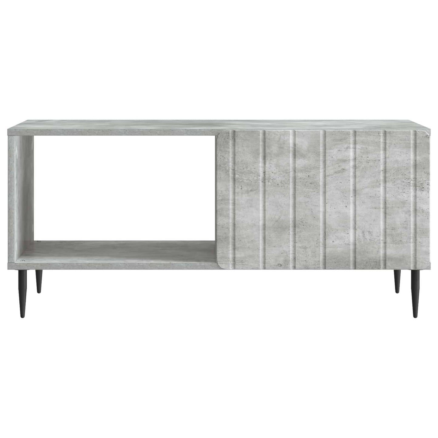 Kaffebord Betonggrå 90 x 50 x 40 cm Konstruert tre