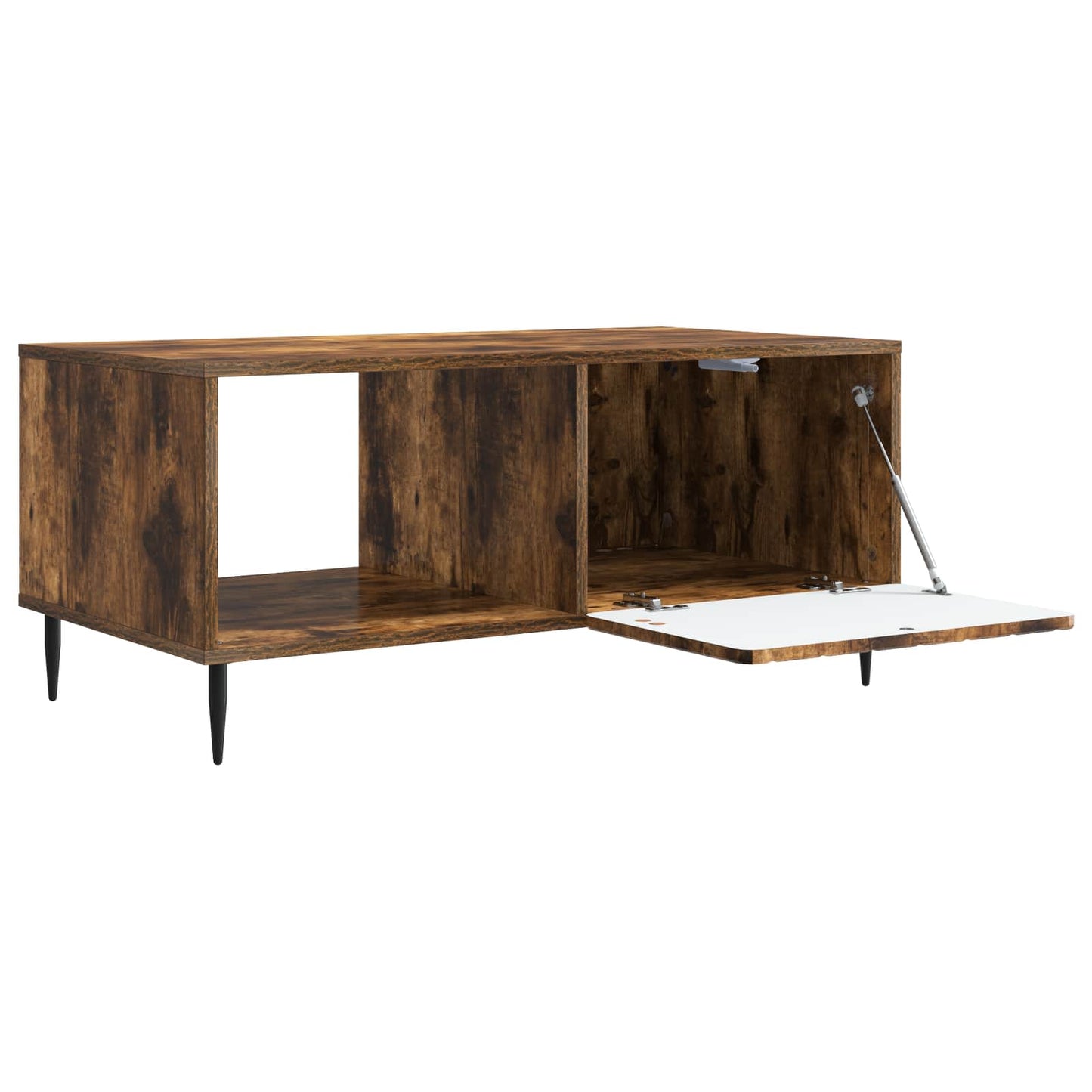 Kaffebord Røkt Eik 90 x 50 x 40 cm Konstruert tre