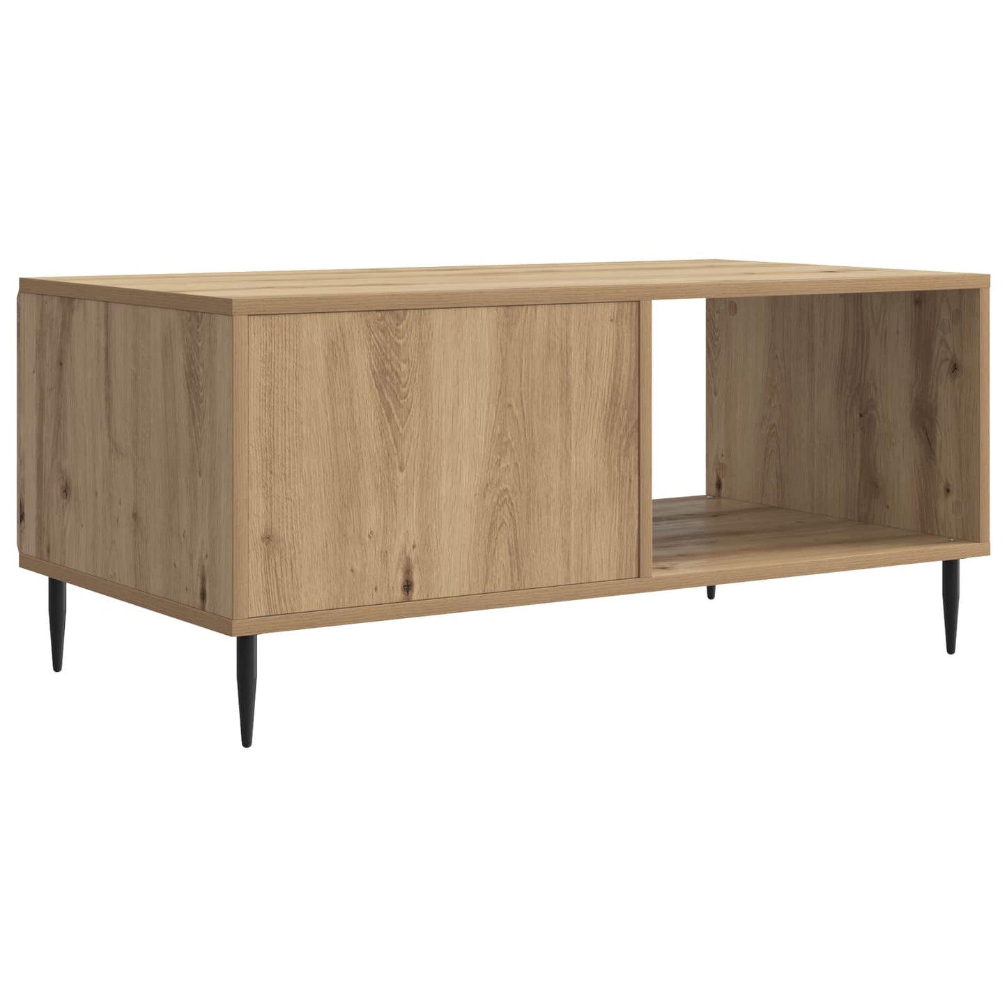 Kaffebord Artisan eik 90 x 50 x 40 cm Konstruert tre