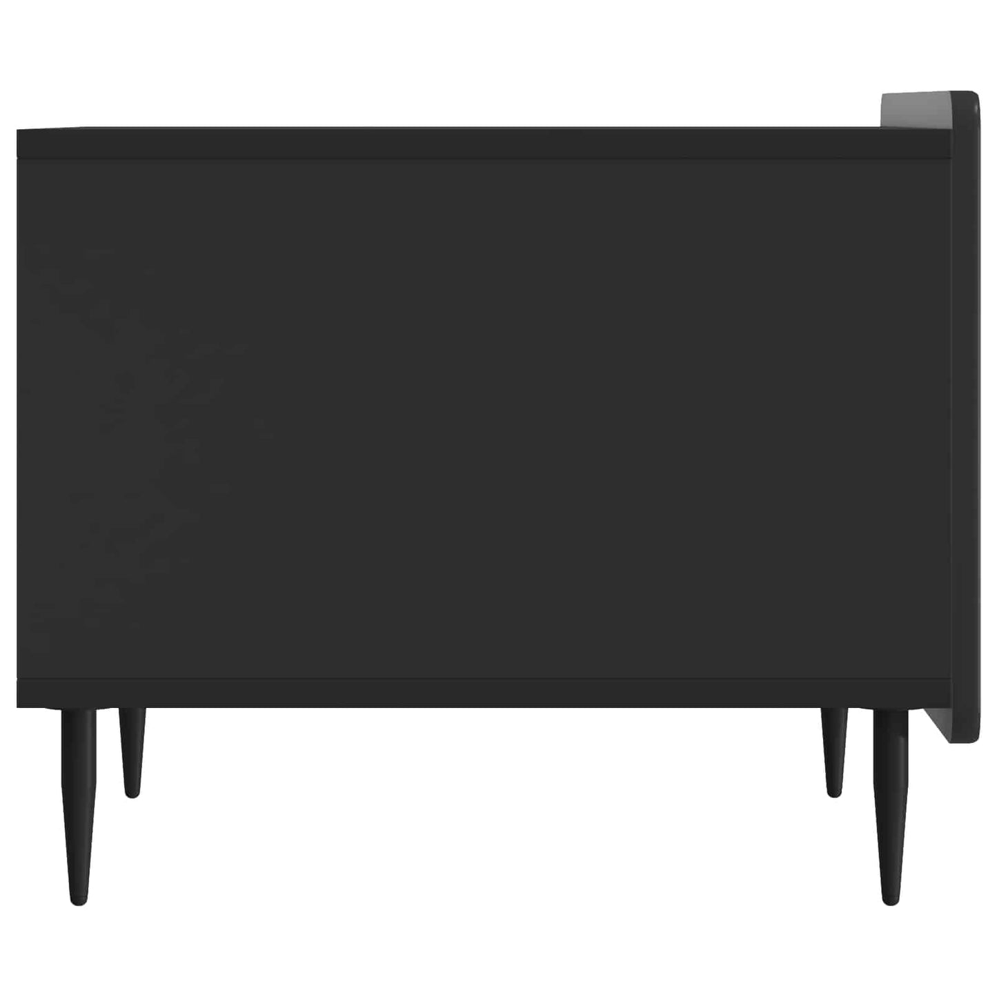 Kaffebord med skuff Svart 49 x 50 x 42 cm Konstruert tre