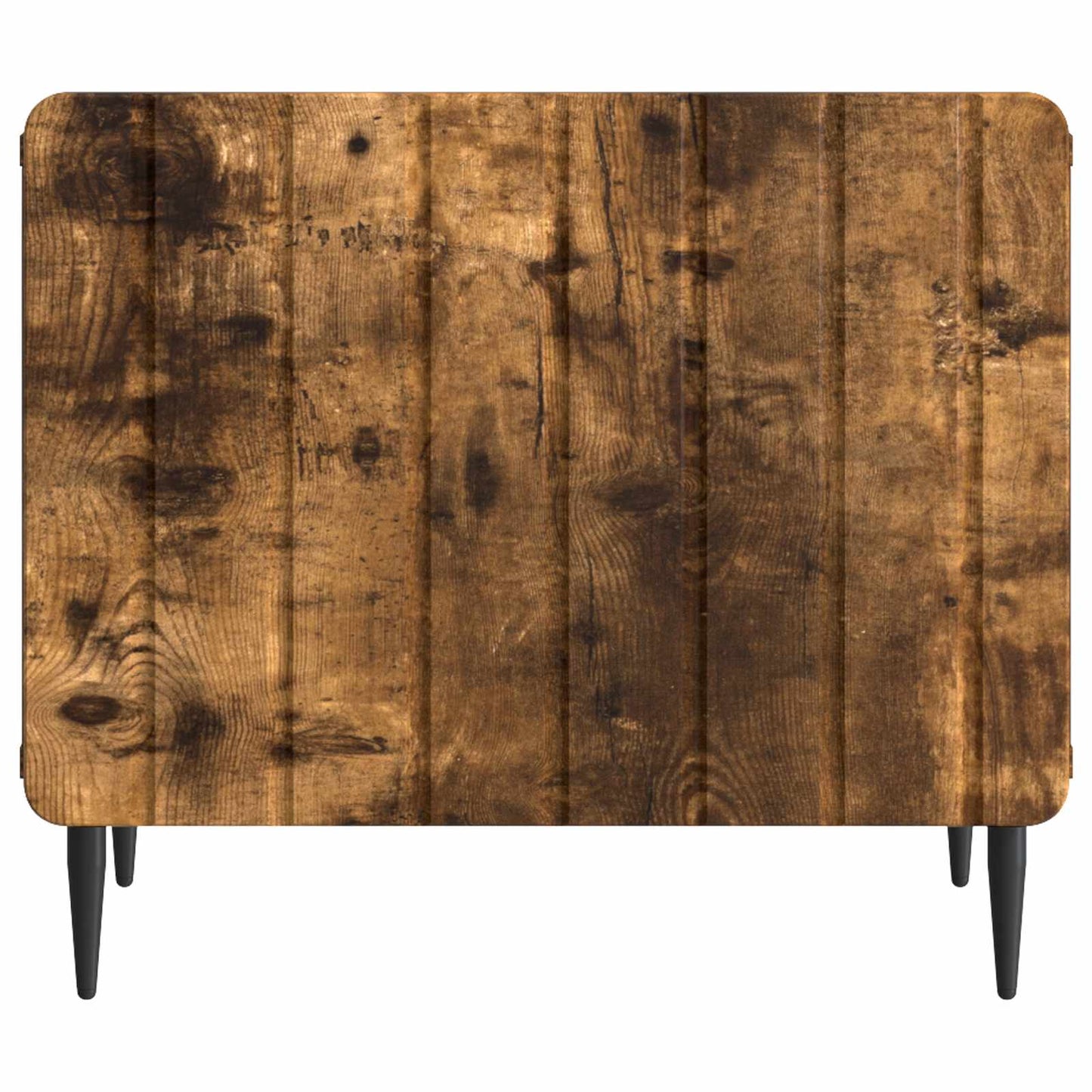 Kaffebord med skuff Røkt Eik 49 x 50 x 42 cm Konstruert tre
