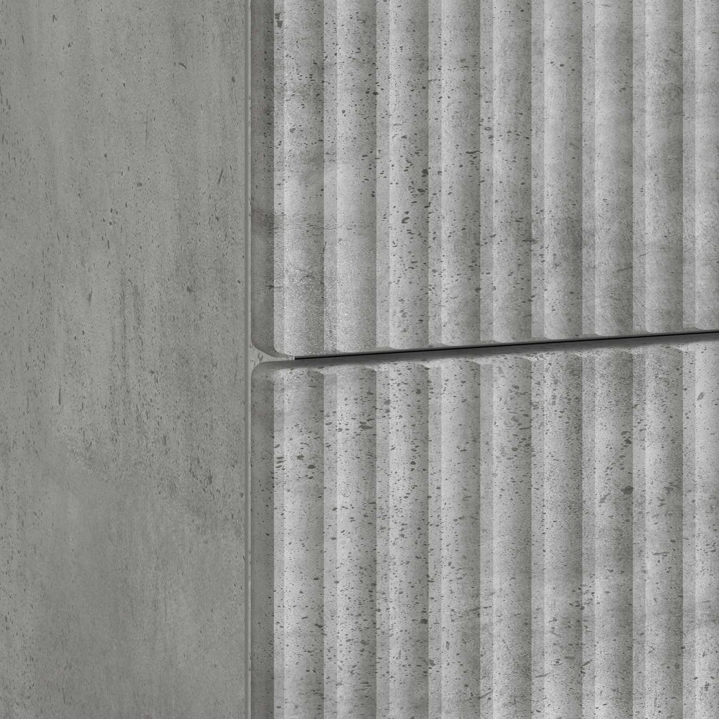 Nattbordskap Betonggrå 43 x 34,5 x 48 cm Konstruert tre