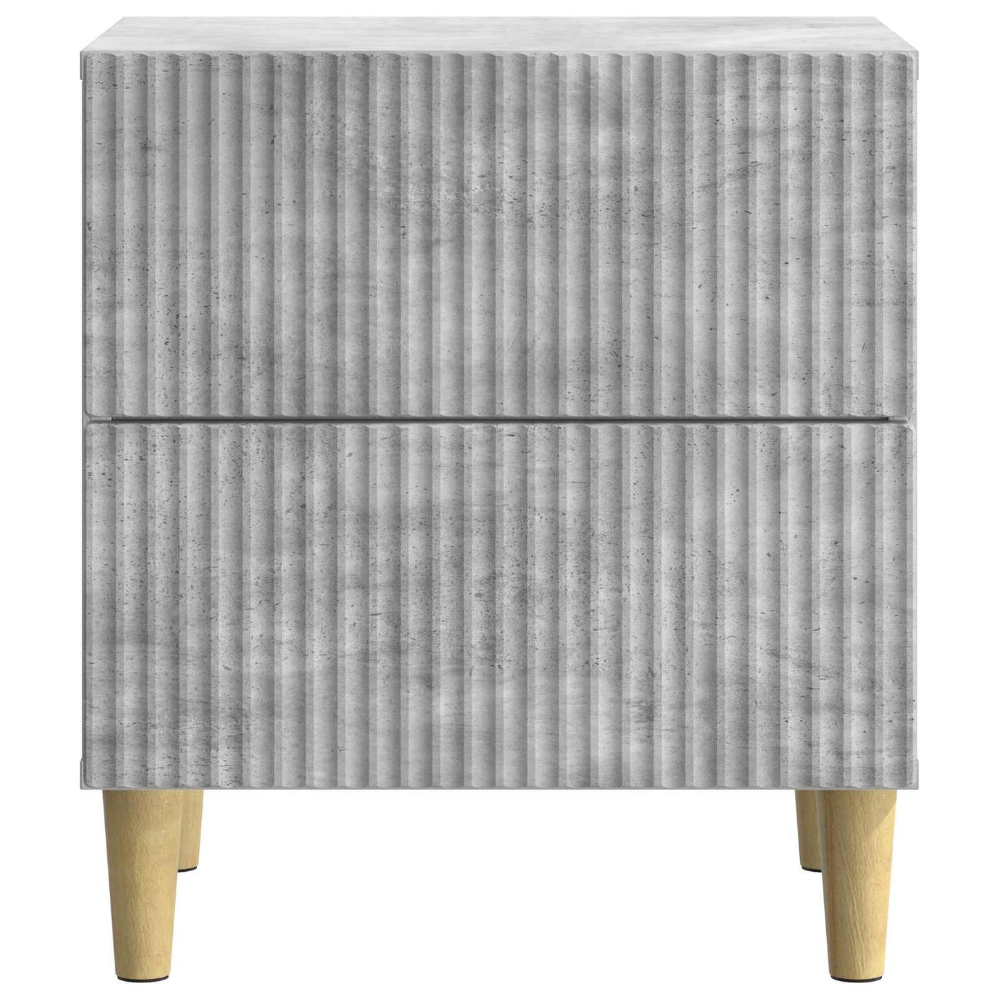 Nattbordskap Betonggrå 43 x 34,5 x 48 cm Konstruert tre
