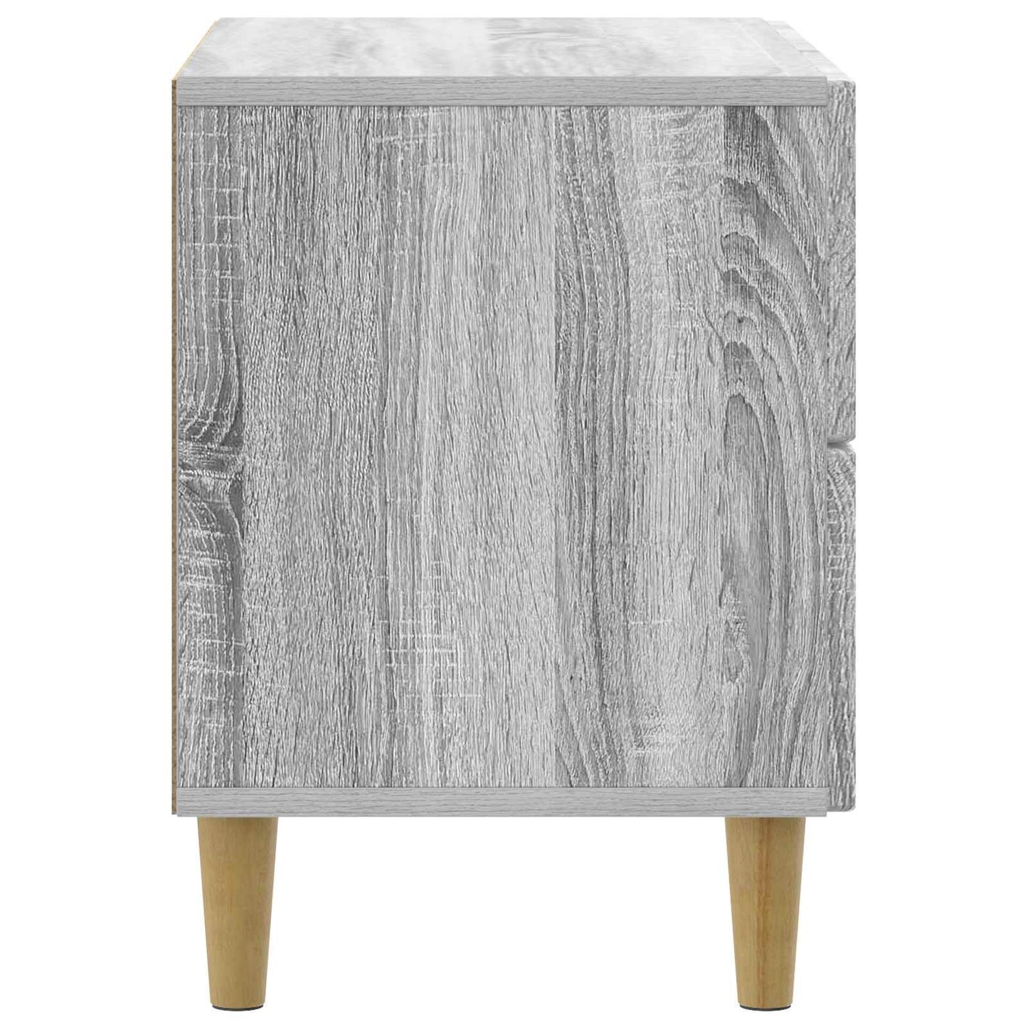 Nattbordskap Grå sonoma 62 x 34,5 x 48 cm Konstruert tre