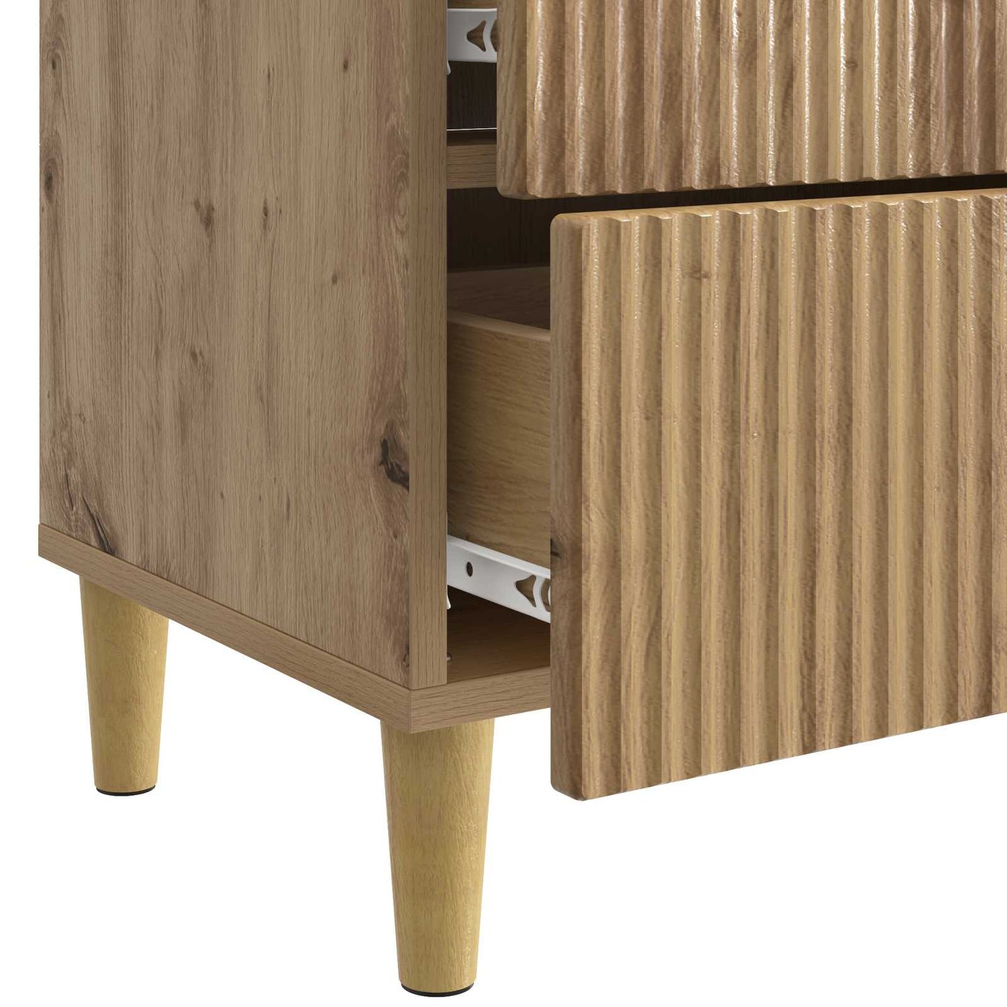 Nattbordskap Artisan eik 62 x 34,5 x 48 cm Konstruert tre