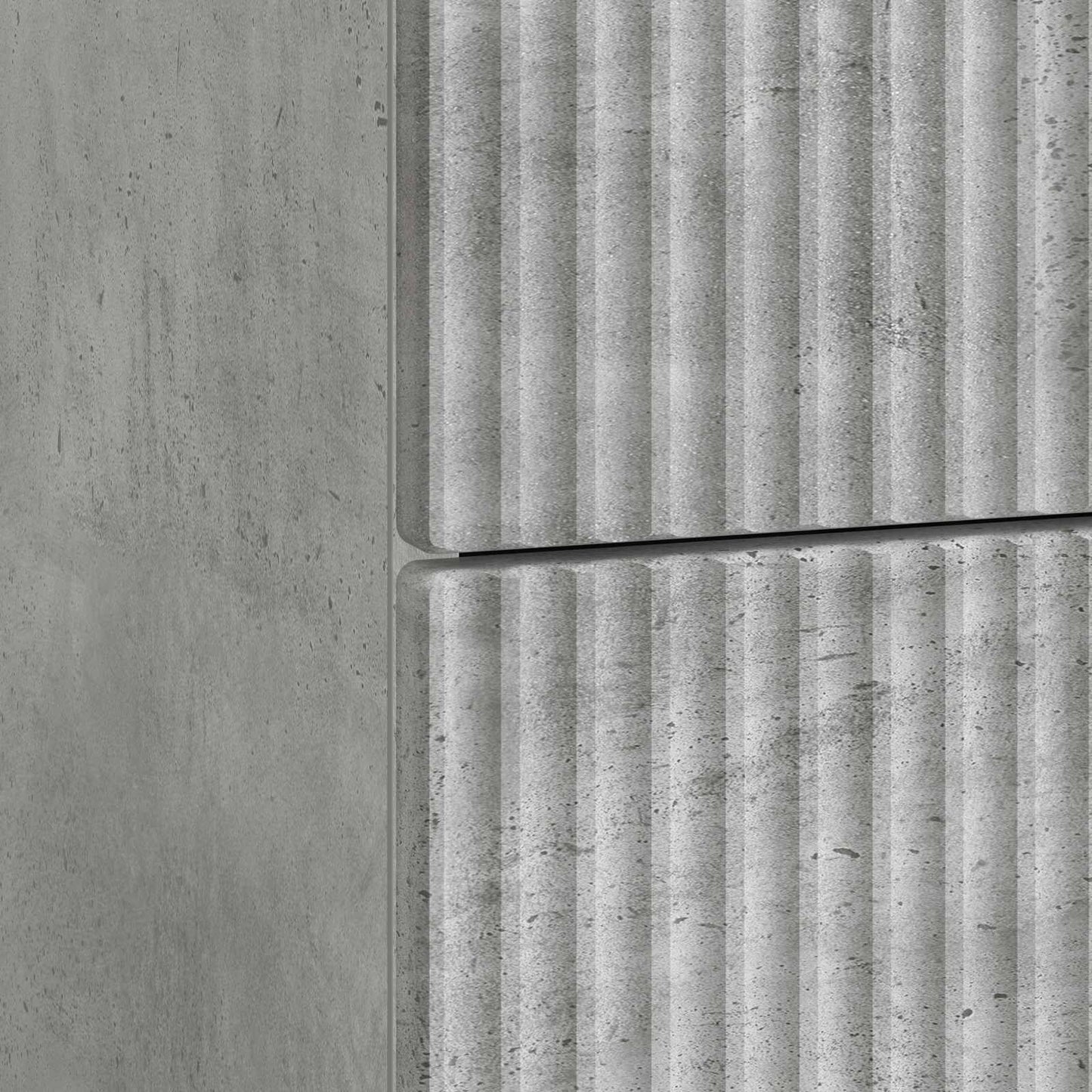 Nattbordskap Betonggrå 43 x 41 x 66,5 cm Konstruert tre