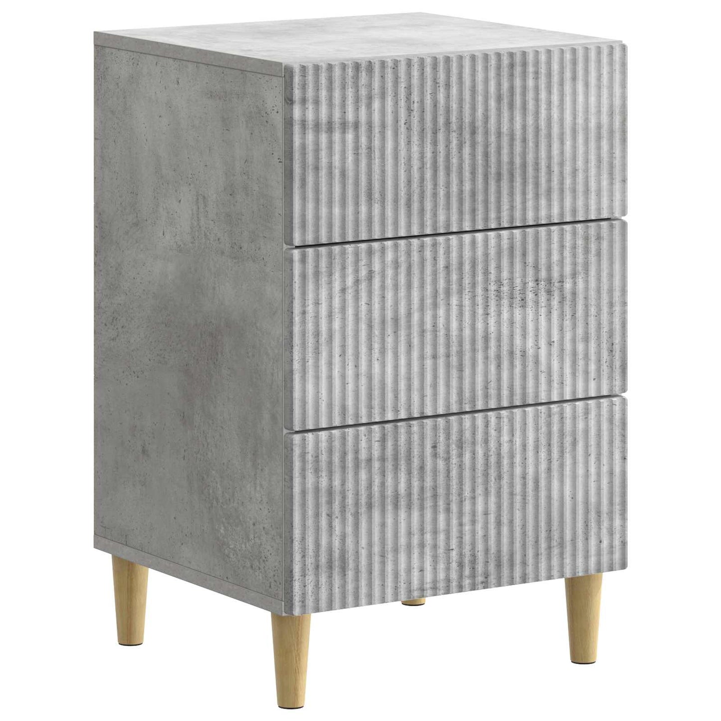 Nattbordskap Betonggrå 43 x 41 x 66,5 cm Konstruert tre